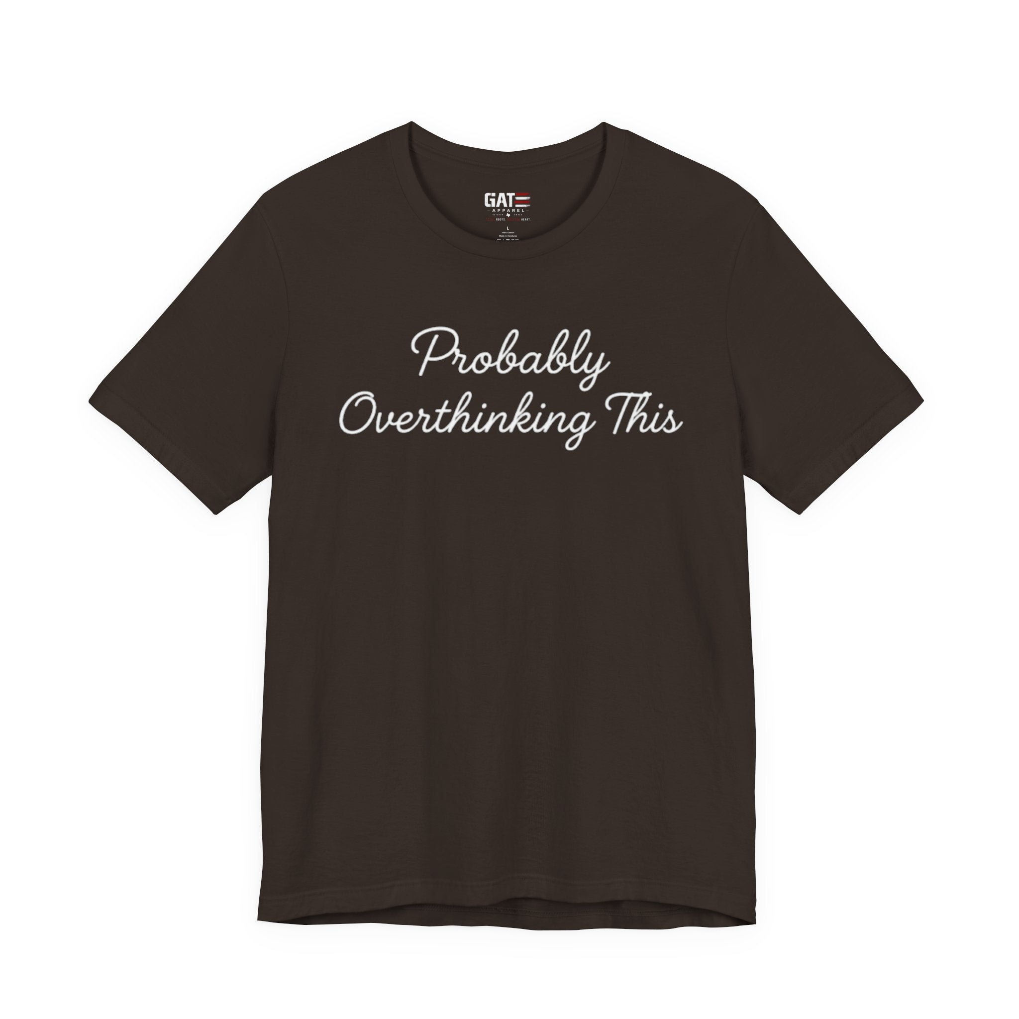 Probably Overthinking This Shirt, Funny Introvert Tee, Anxiety Humor Shirt, Sarcastic Graphic T Shirt, Overthinker Gift