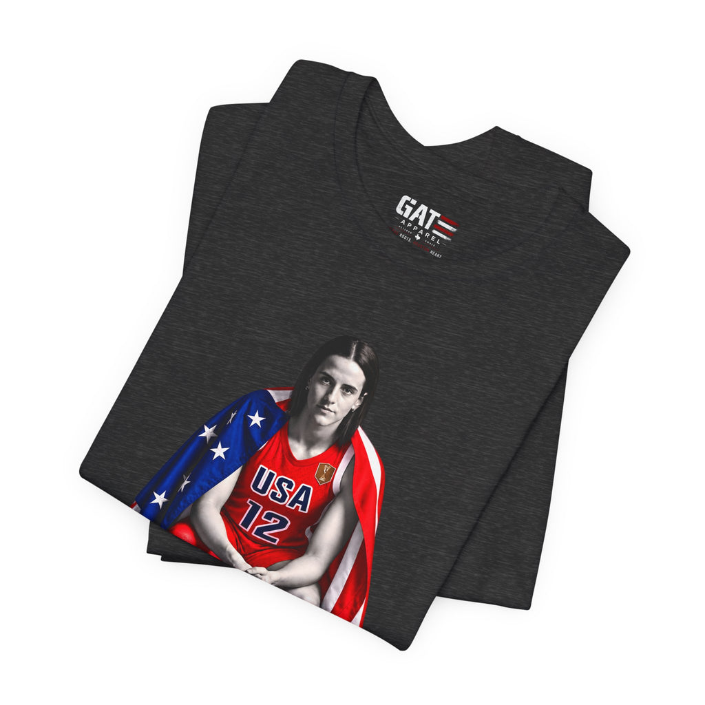 Caitlin Clark Team USA Shirt | Indiana Fever WNBA Tee