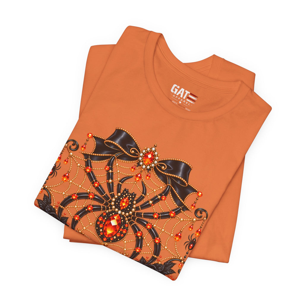 Halloween Spider & Pumpkins T‑Shirt