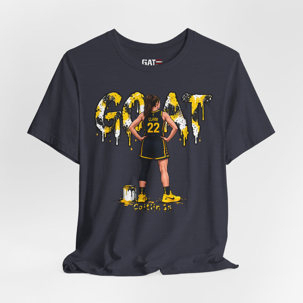 Caitlin Clark Caitlin 1s GOAT Yellow Sneaker Shirt