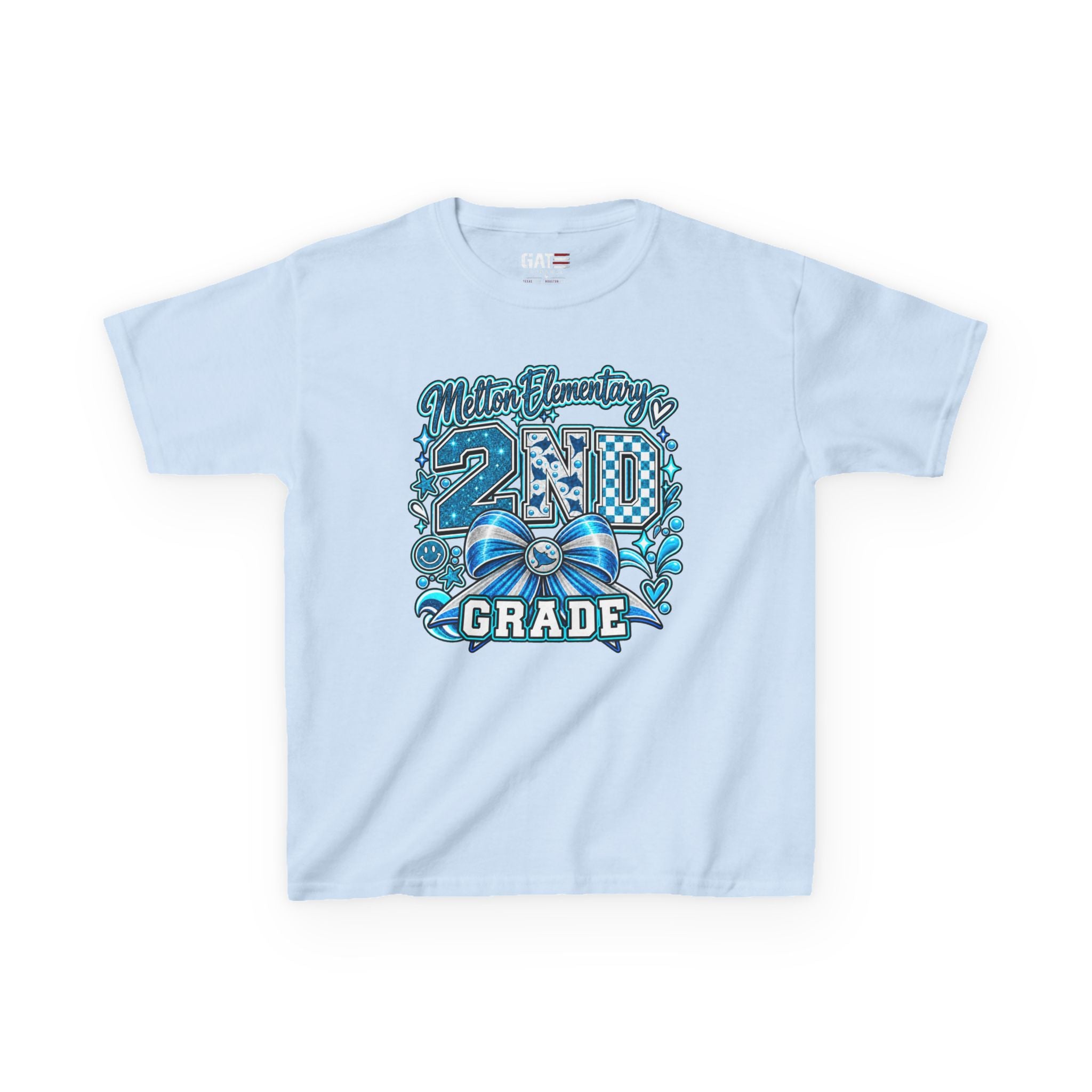 Melton 2nd Grade Kids T‑Shirt — Ribbon Design