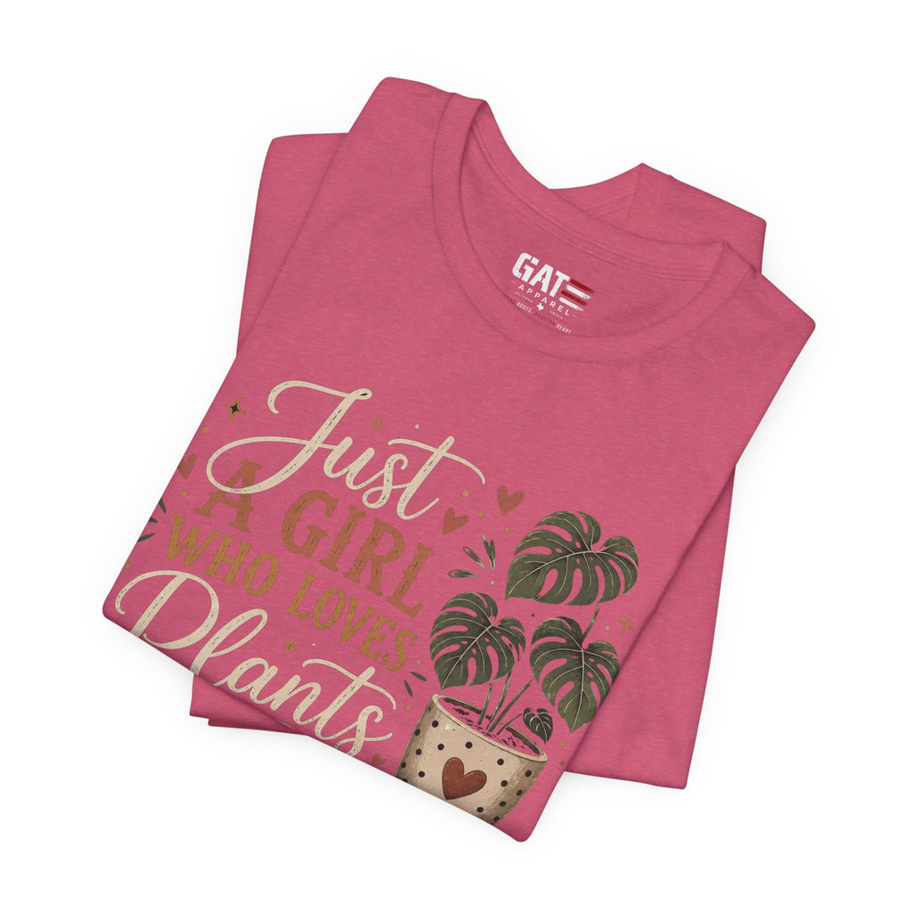 Monstera Plant Shirt for Women, Plant Mom Gift, Houseplant Lover Tee, Botanical Graphic Shirt, Garden Lover Gift