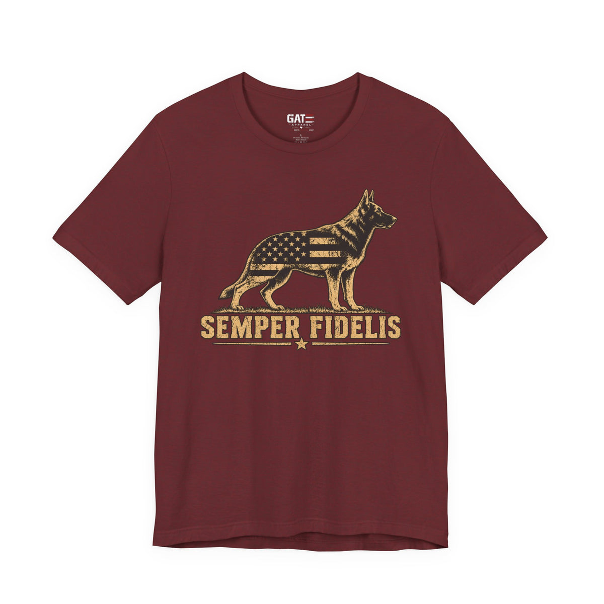 Semper Fidelis German Shepherd Shirt | Military K9 Tee