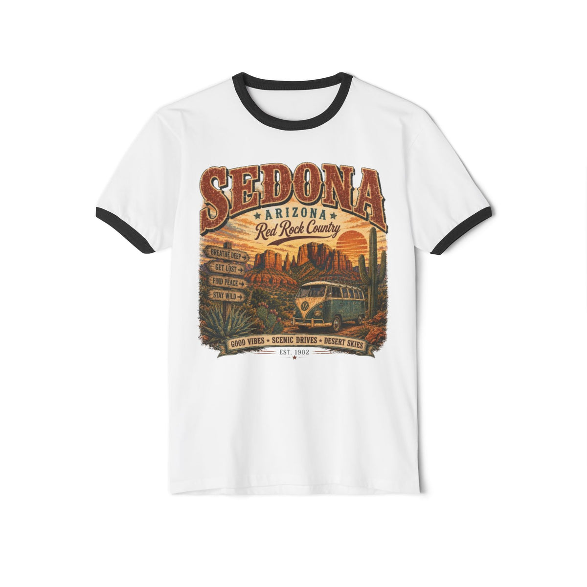 Sedona Arizona Van Ringer Shirt | Red Rock Road Trip Tee