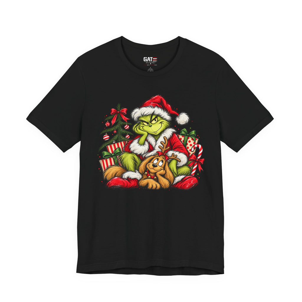 Grinch Christmas Graphic T-Shirt - product mockup view 4