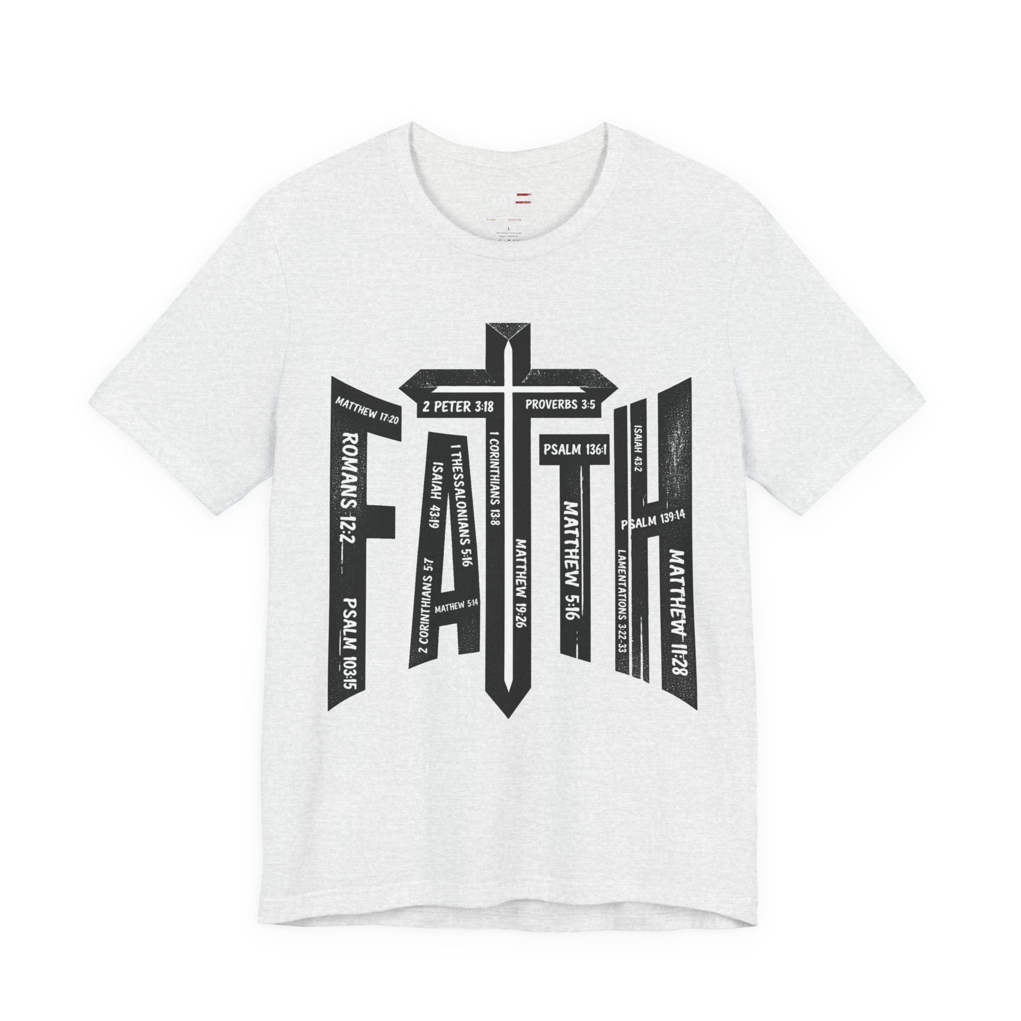 Faith Cross T-Shirt – Bible Verse Reference Graphic Tee