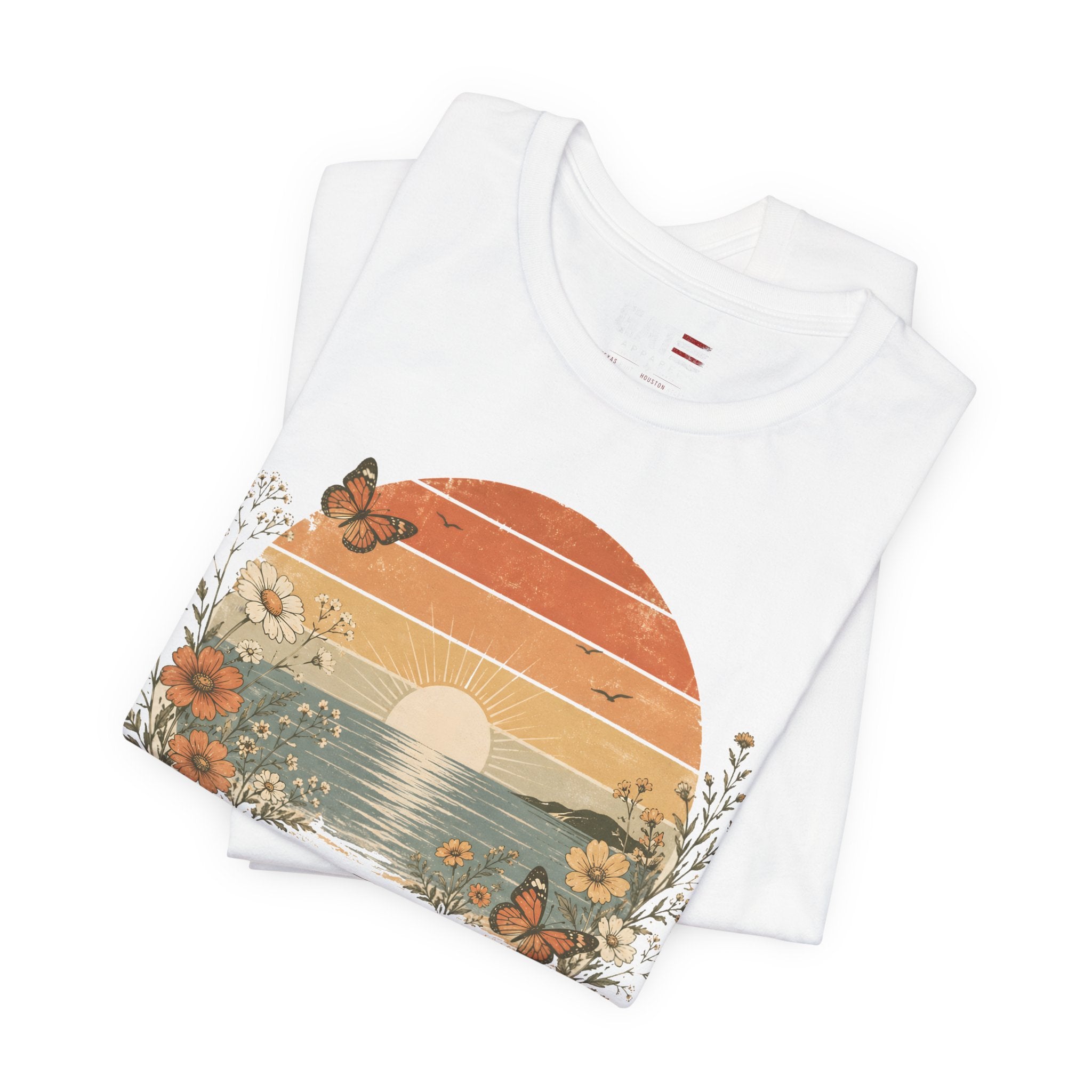 Du Bist Gut Genug Shirt, Viral German Meme Tee, You Are Good Enough Shirt, Butterfly Floral Sunset Aesthetic Tee