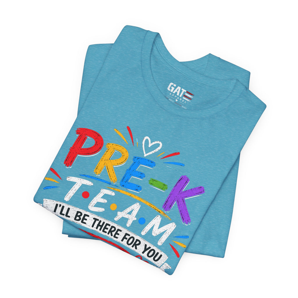 Pre-K Team Tee, Teacher Squad Shirt, Color Dot Inspired Teacher Shirt, Grade Level Team Gift, School Staff Apparel, Friends Theme