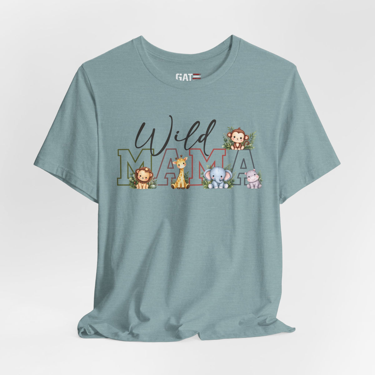 Wild Mama Tee — Cute Jungle Animal Mom Shirt