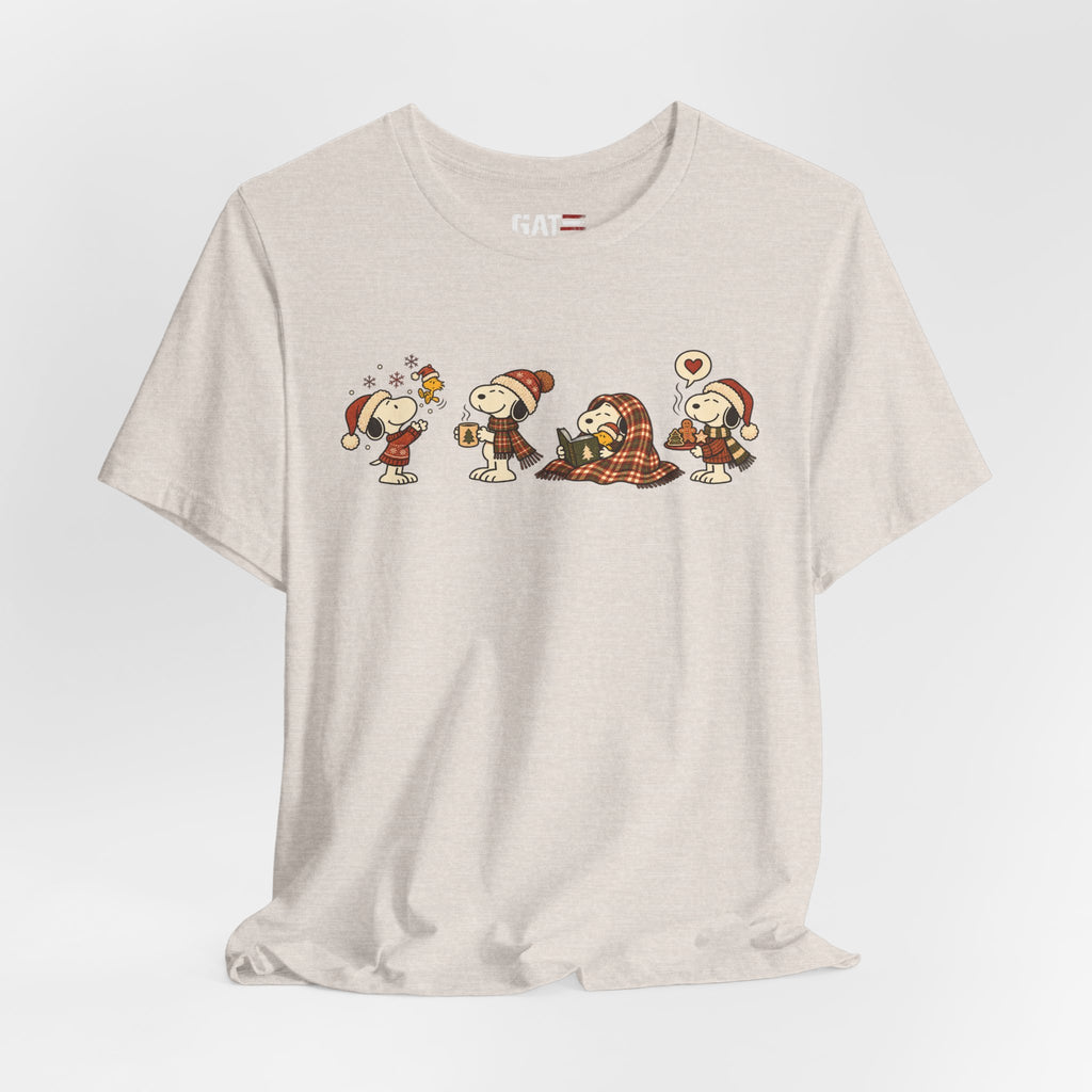 Cozy Christmas Snoopy Shirt - product mockup view 17