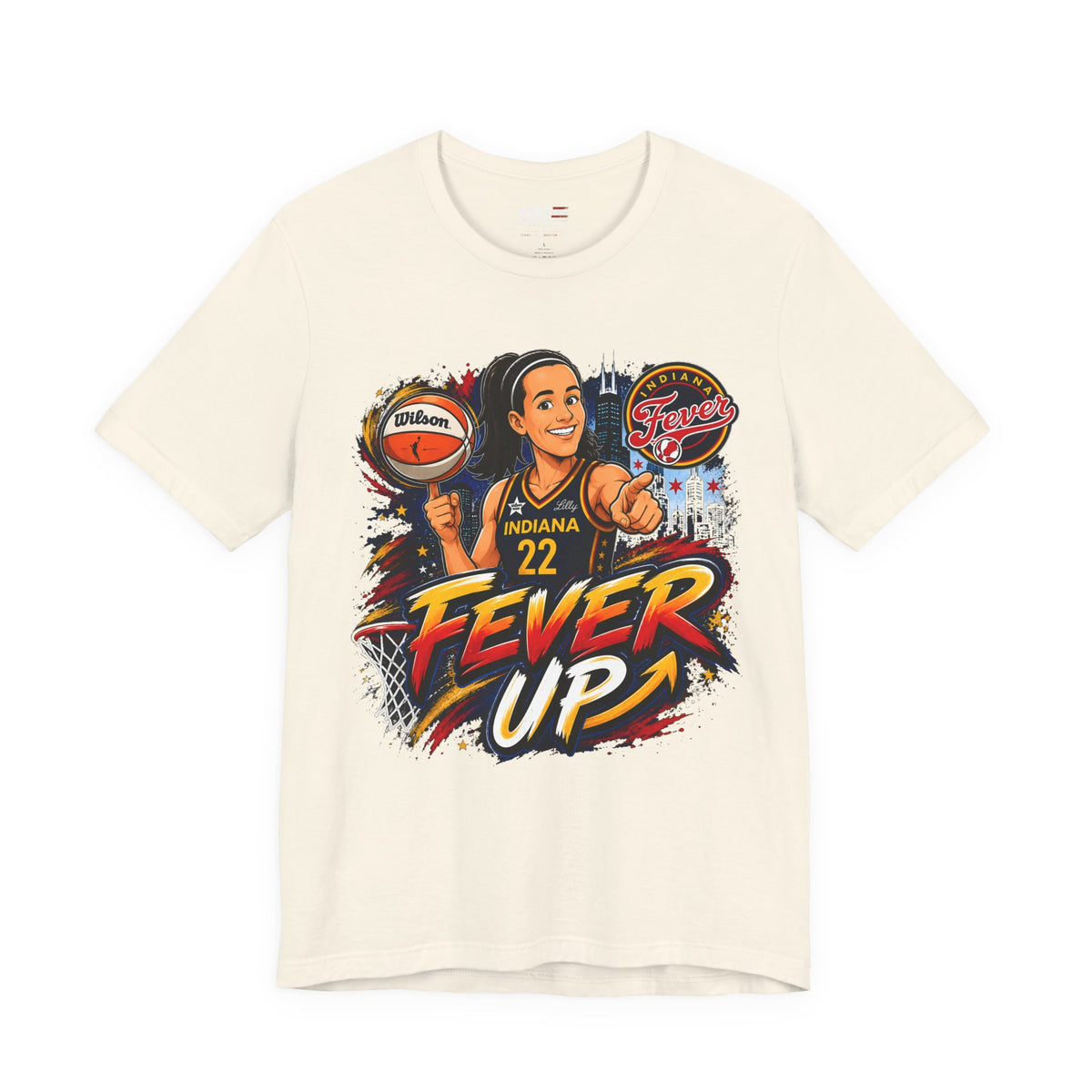 Caitlin Clark #22 Fever Up Shirt | WNBA Tee Style 2