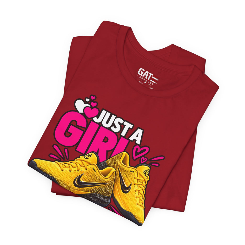 Caitlin Clark Caitlin 1s Just a Girl Sneaker Shirt | Style 3
