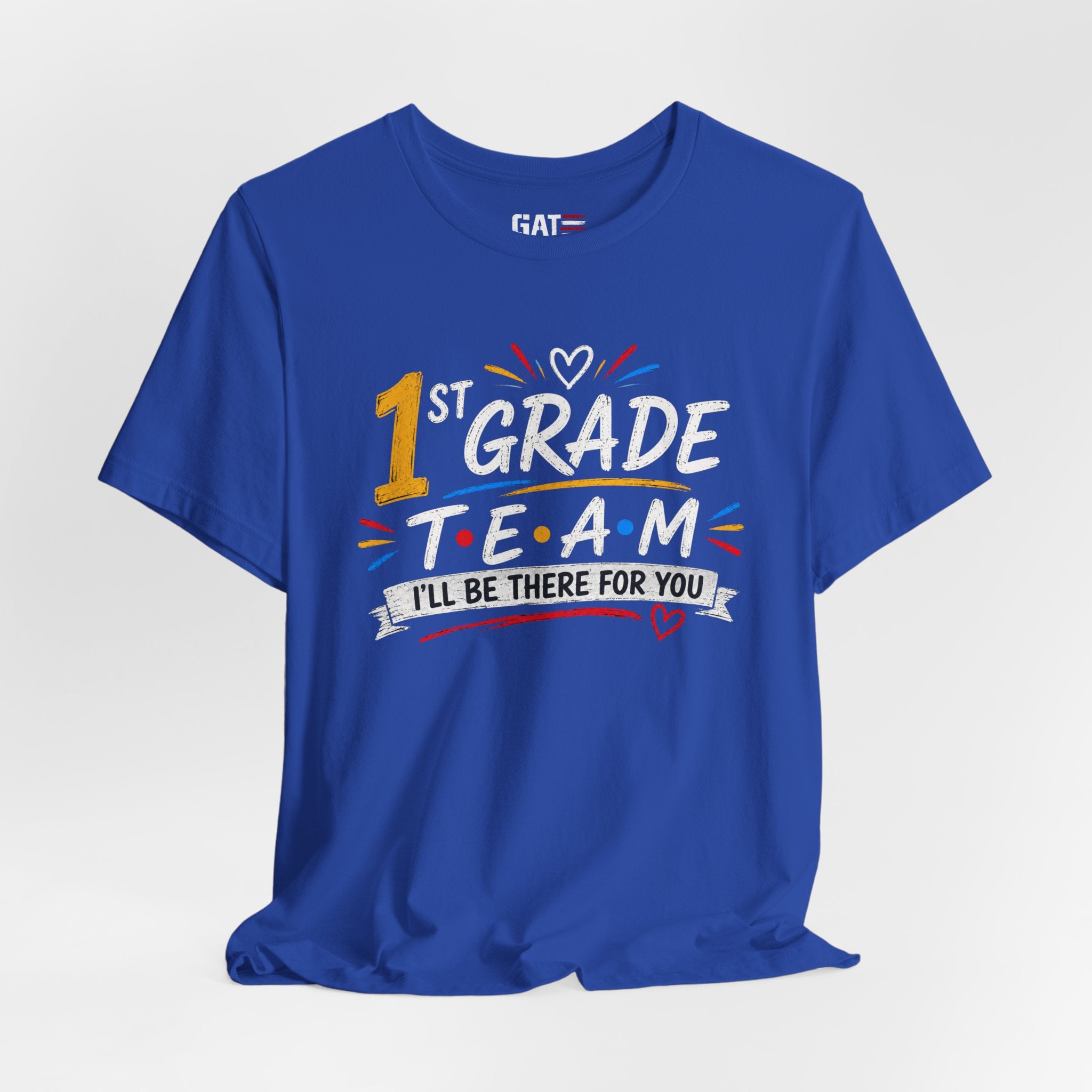 1st Grade Team Tee, Teacher Squad Shirt, Color Dot Inspired Teacher Shirt, Grade Level Team Gift, School Staff Apparel, Friends Theme