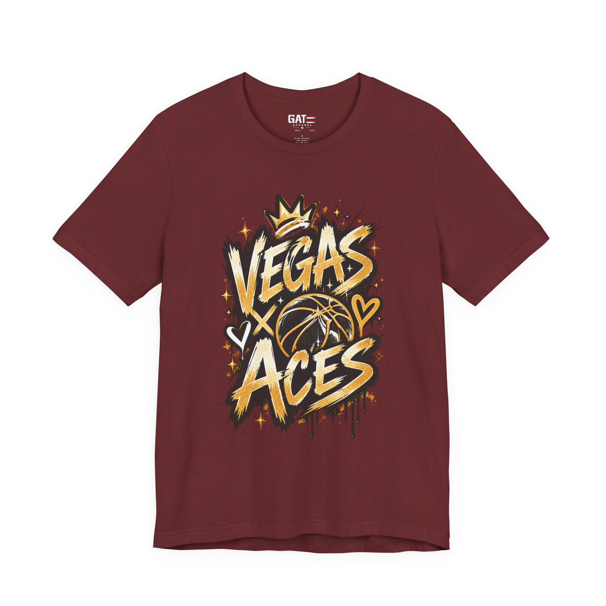 Las Vegas Aces Basketball Shirt – Retro Graffiti WNBA Tee product mockup 13