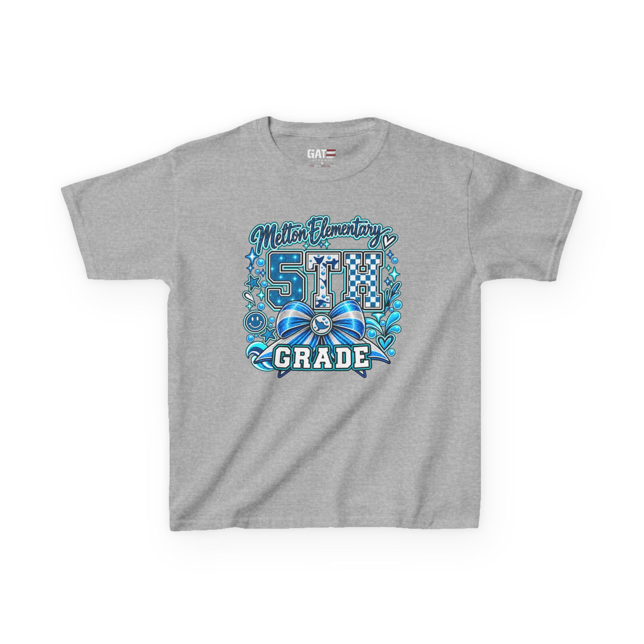 Melton 5th Grade Kids T‑Shirt — Ribbon Design