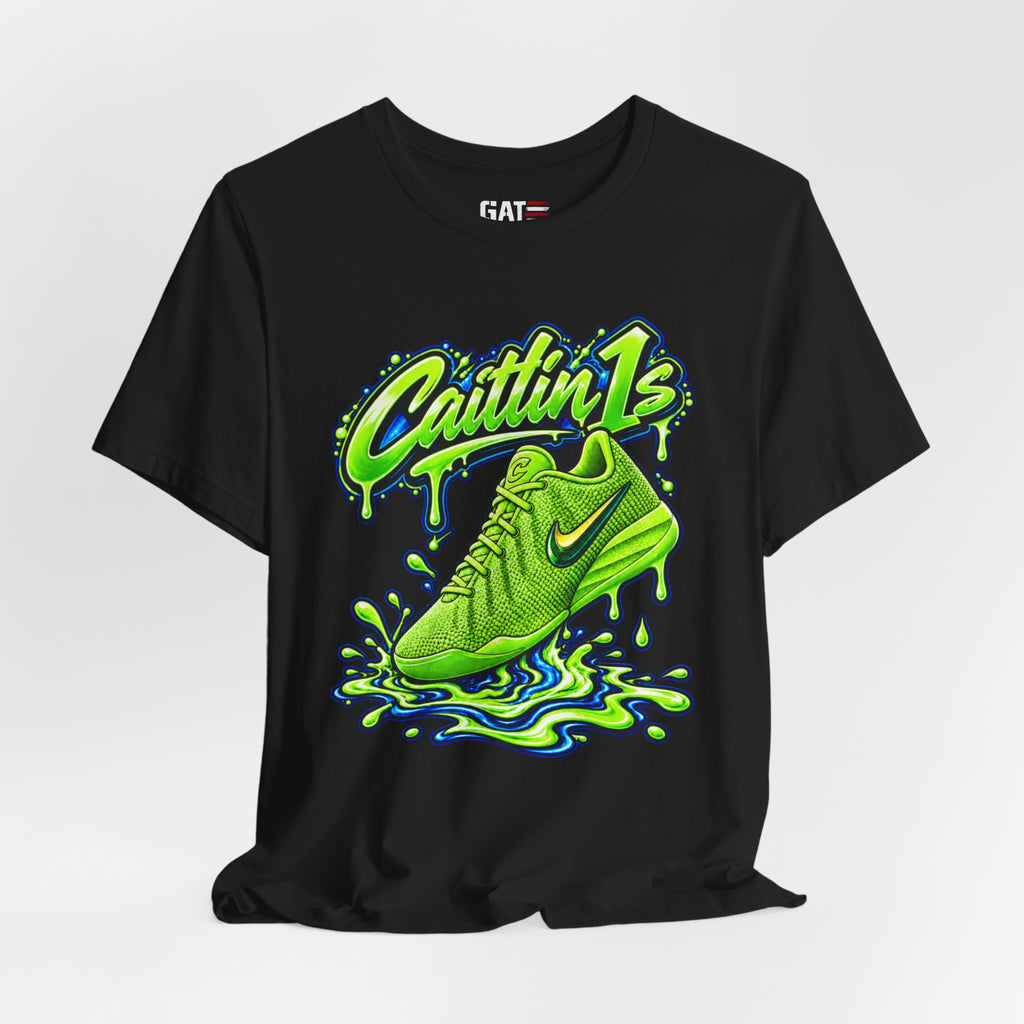 Caitlin Clark Caitlin 1s Electric Green Sneaker Shirt