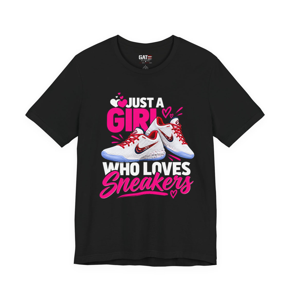 Caitlin Clark Caitlin 1s Just a Girl Sneaker Shirt | Style 4
