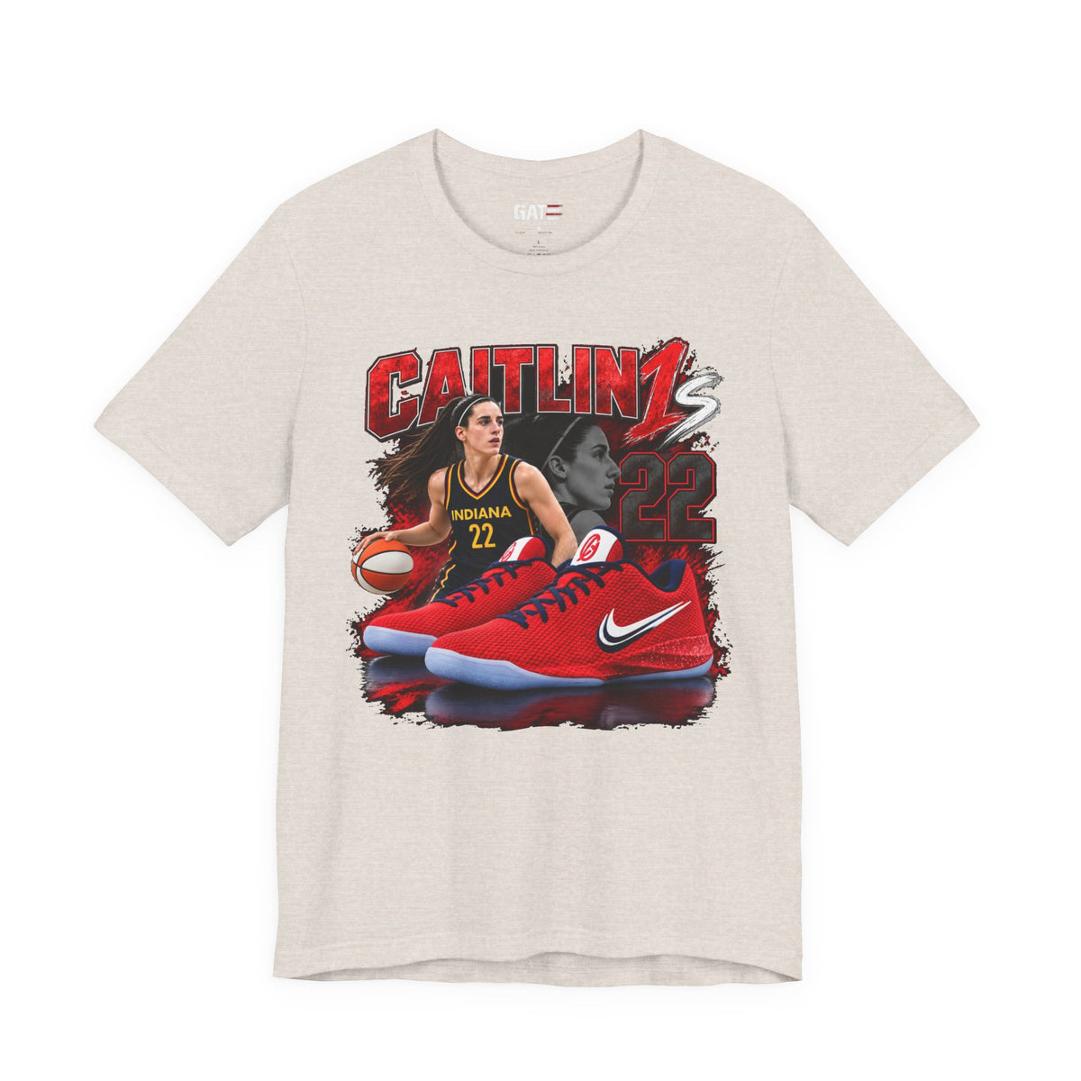 Caitlin Clark Caitlin 1s USA Reds Sneaker Shirt