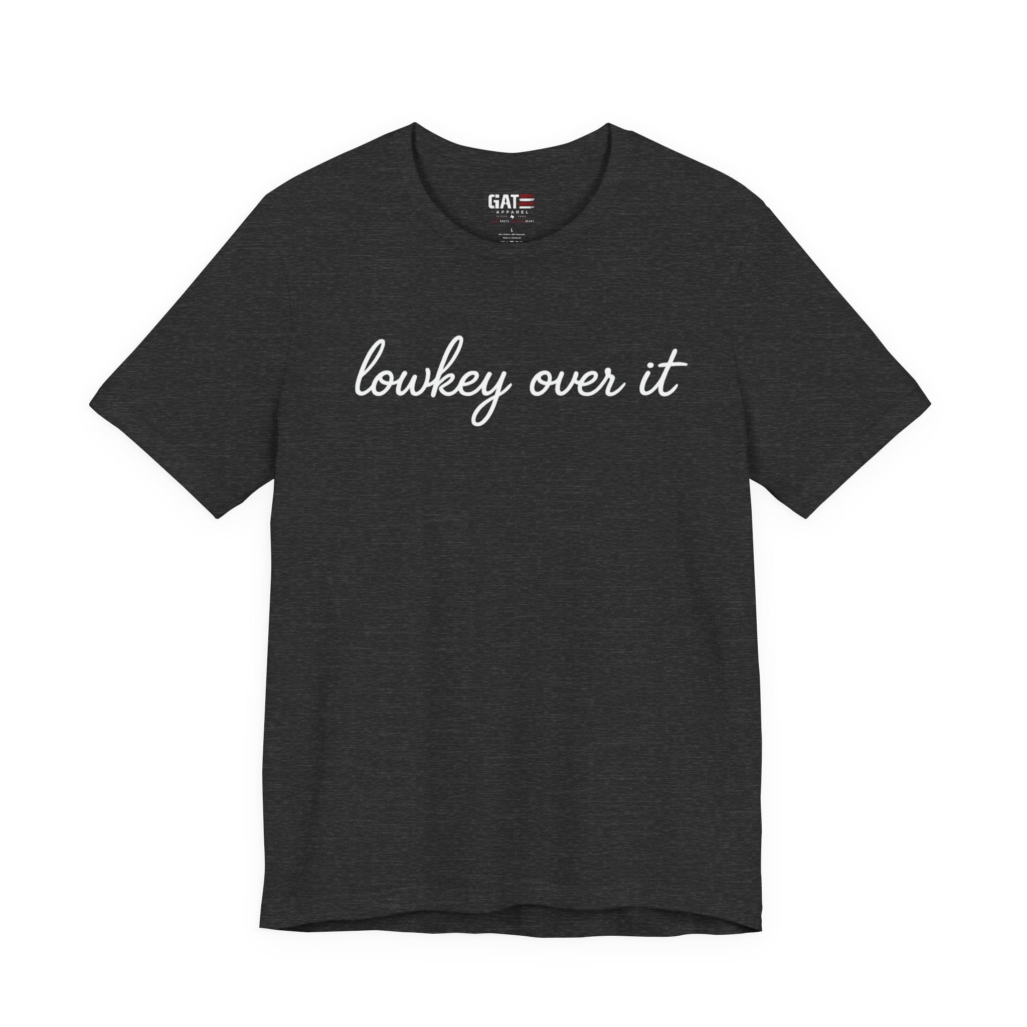 Lowkey Over It Shirt, Funny Gen Z Shirt, Introvert Tee, Trendy Aesthetic Shirt, Sarcastic Graphic Tee Gift