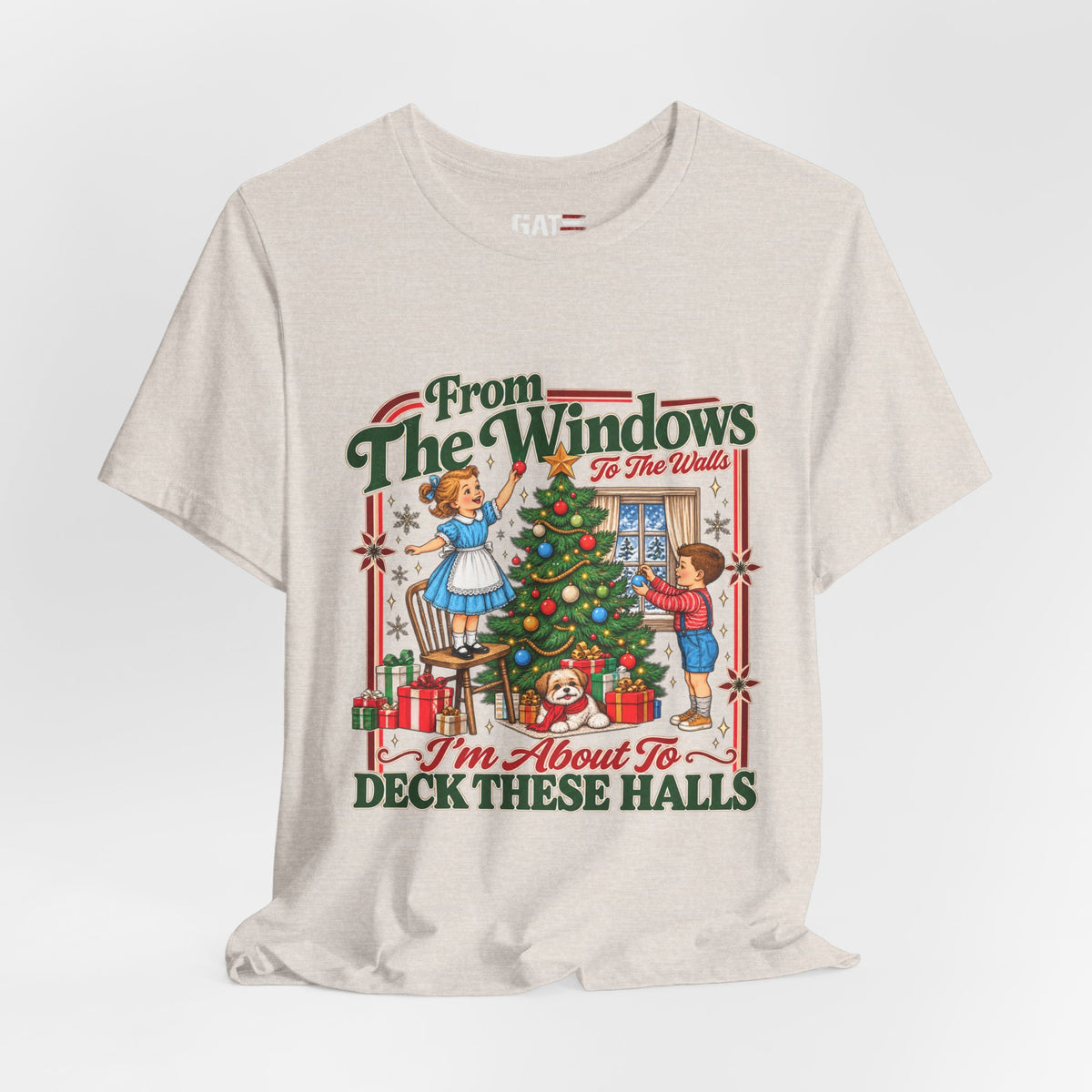 Deck These Halls Christmas Shirt | Funny Holiday Tee