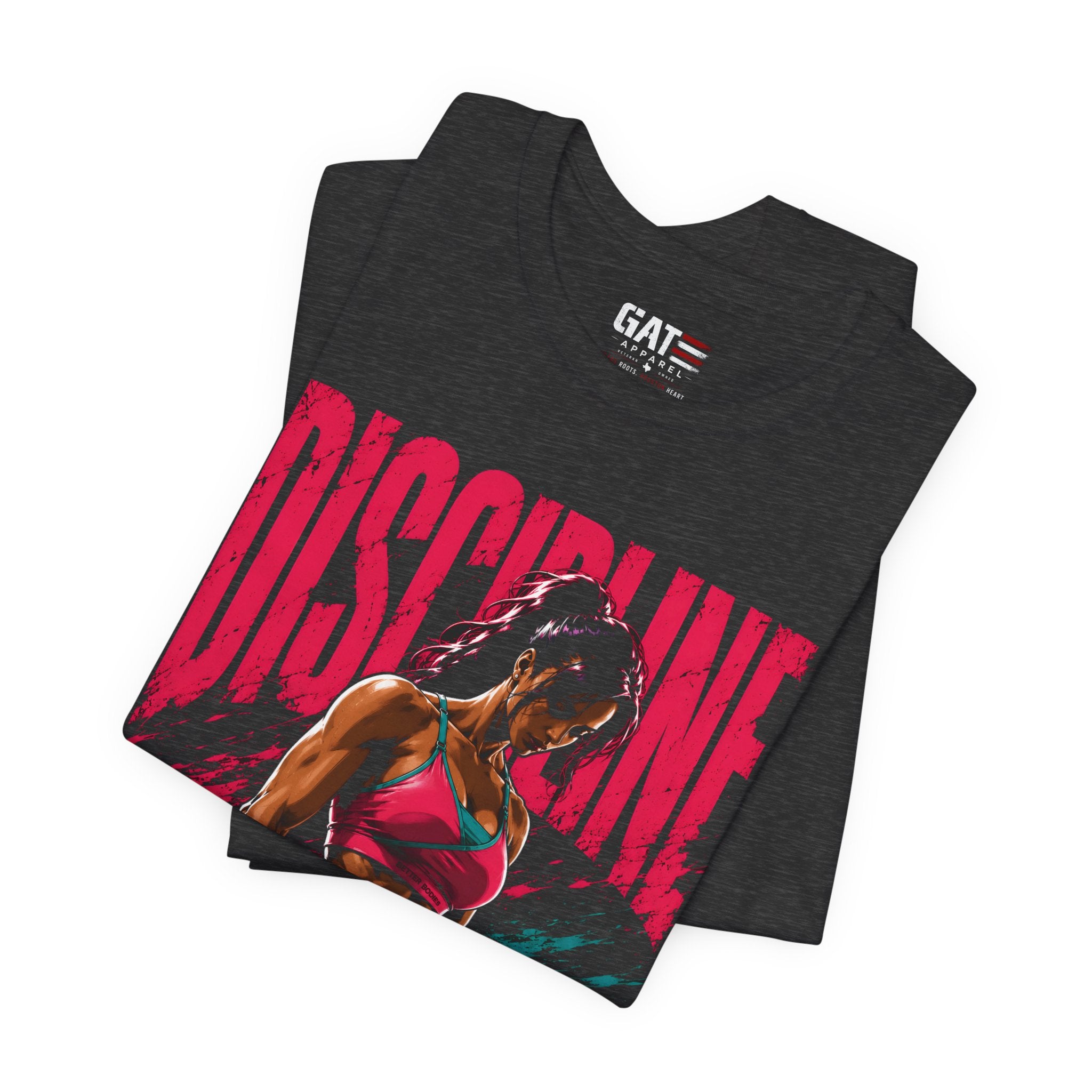 Discipline Looks Good On You Shirt, Women's Gym Shirt, Motivational Workout Tee, Fitness Graphic T Shirt, Cute Gym Apparel, Weightlifting
