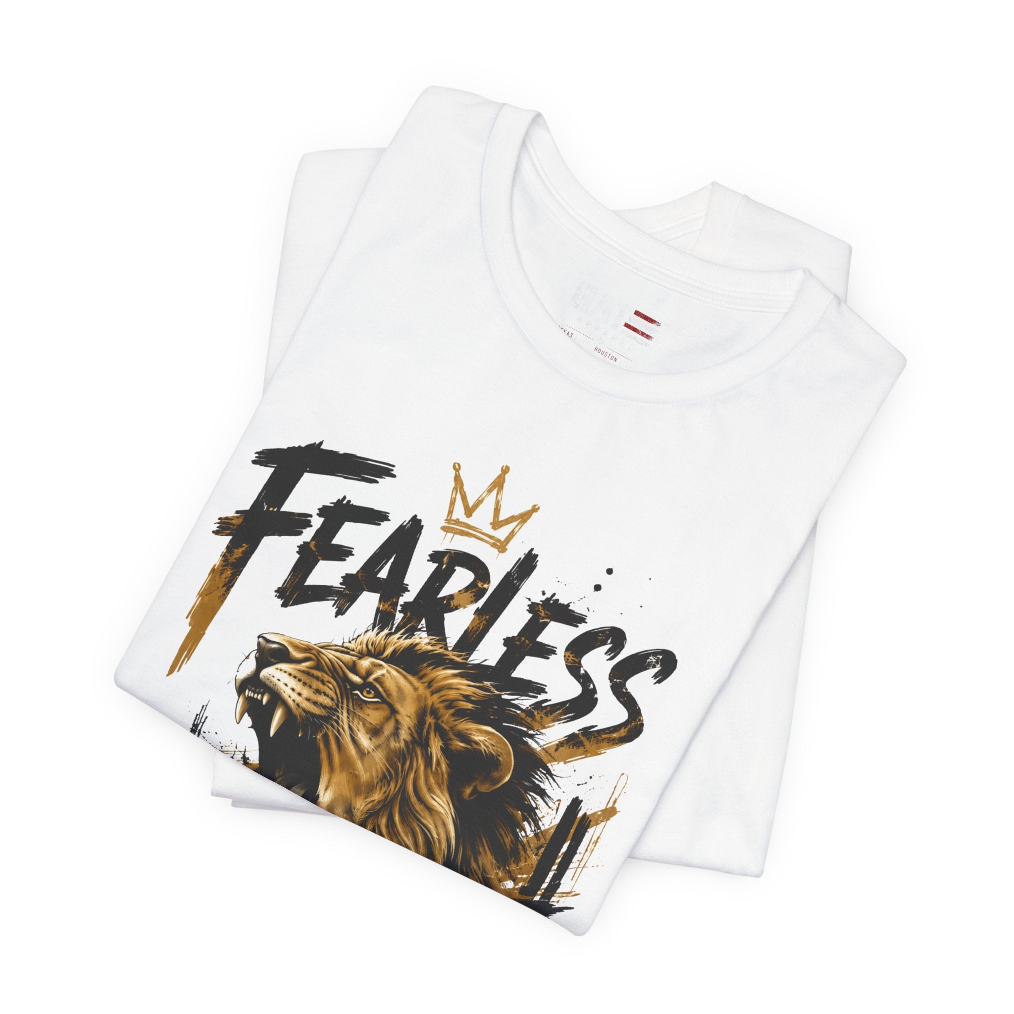 Fearless Lion Tee — Inspirational Graphic T-Shirt