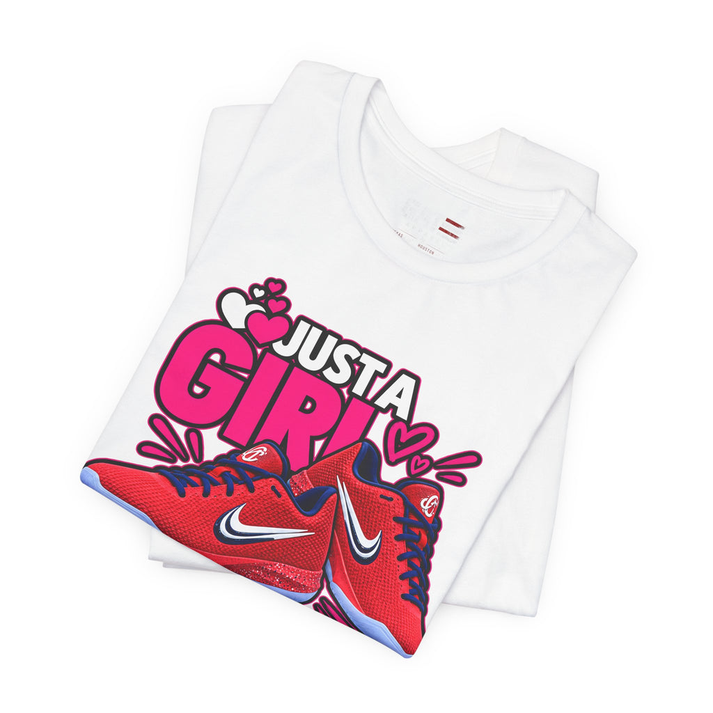 Caitlin Clark Caitlin 1s Just a Girl Sneaker Shirt | Style 2