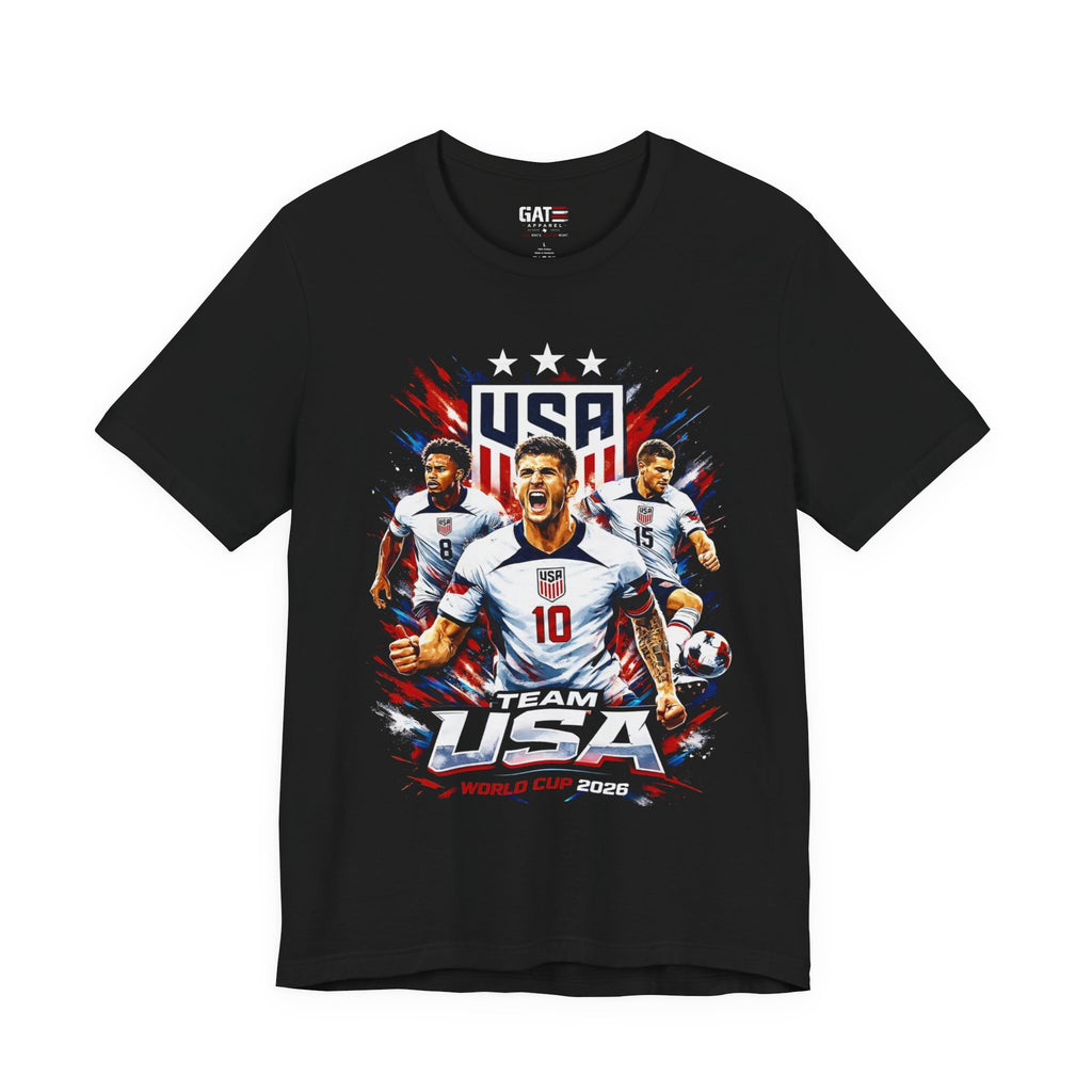 USA Soccer Team T-Shirt — USA World Cup 2026 Fan Tee