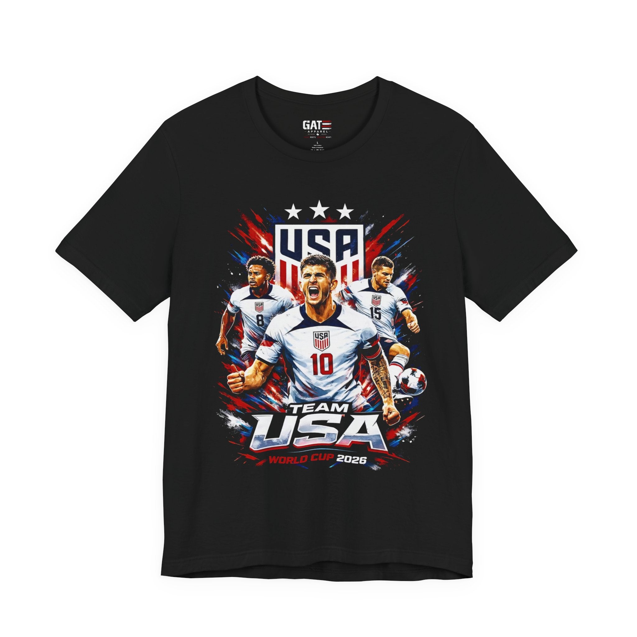 USA Soccer Team T-Shirt — USA World Cup 2026 Fan Tee