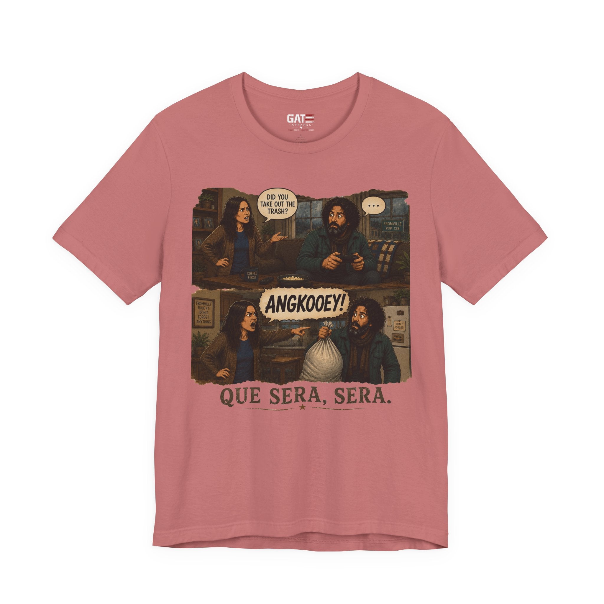 From|FromVille|Angkooey|Funny Horror Comedy Tee| Forgot The Trash