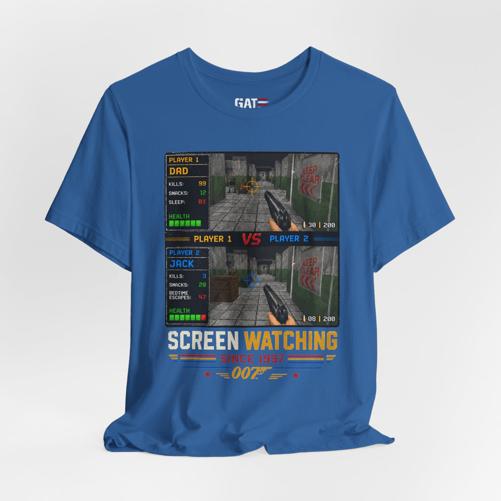 Personalized Shirt, Custom Gamer Shirt,GoldenEye 007 Shirt, Retro Gaming Shirt, N64 Gamer Gift, 90s Gaming Shirt, Father's Day Gift for Him