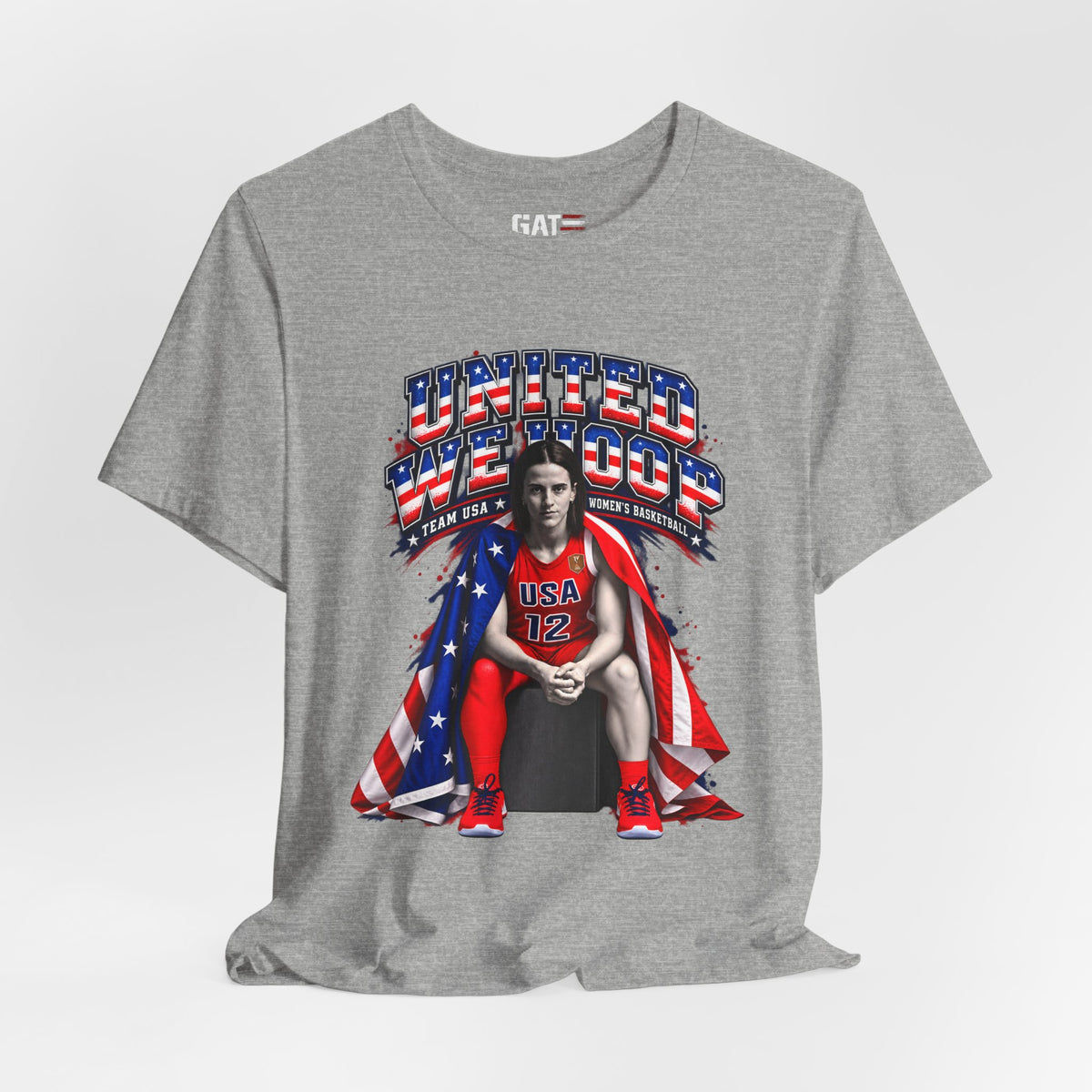 Caitlin Clark Team USA Shirt | WNBA Tee Style 2