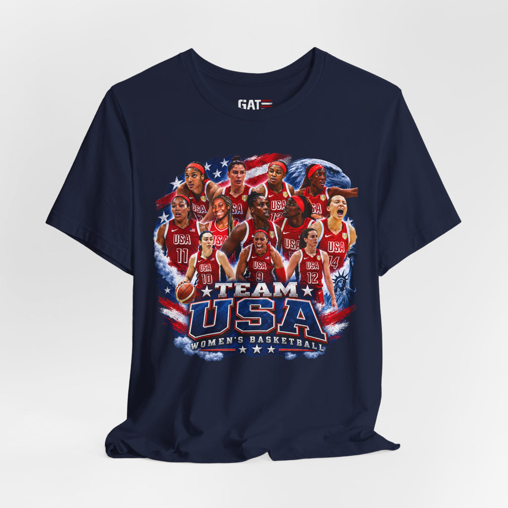 Team USA Women's Basketball Shirt | FIBA Tee 2026 Design 3