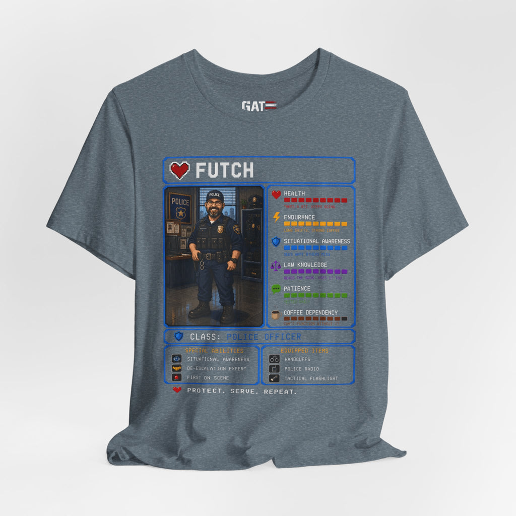 Custom Police Officer RPG Character Shirt | Personalized Law Enforcement Gift