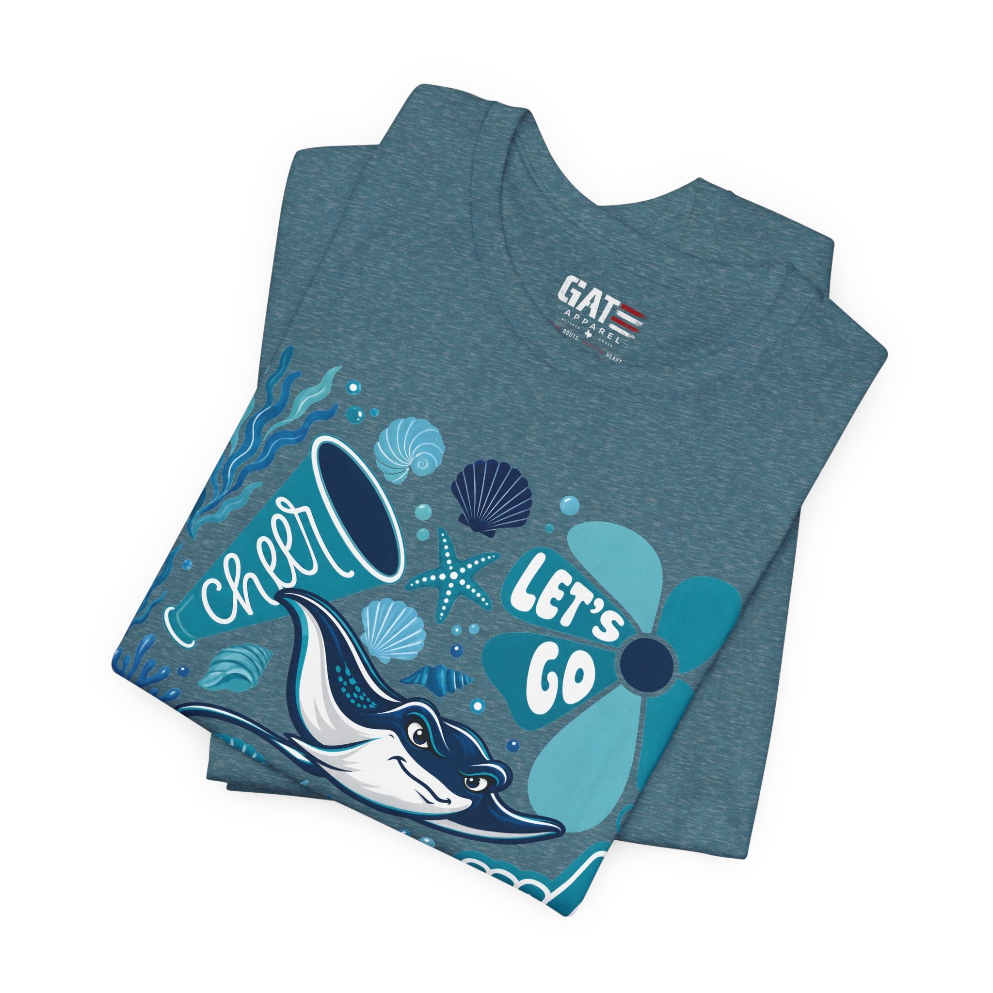 Melton Graphic Tee — 'Let's Go' Ocean Adventure T-Shirt