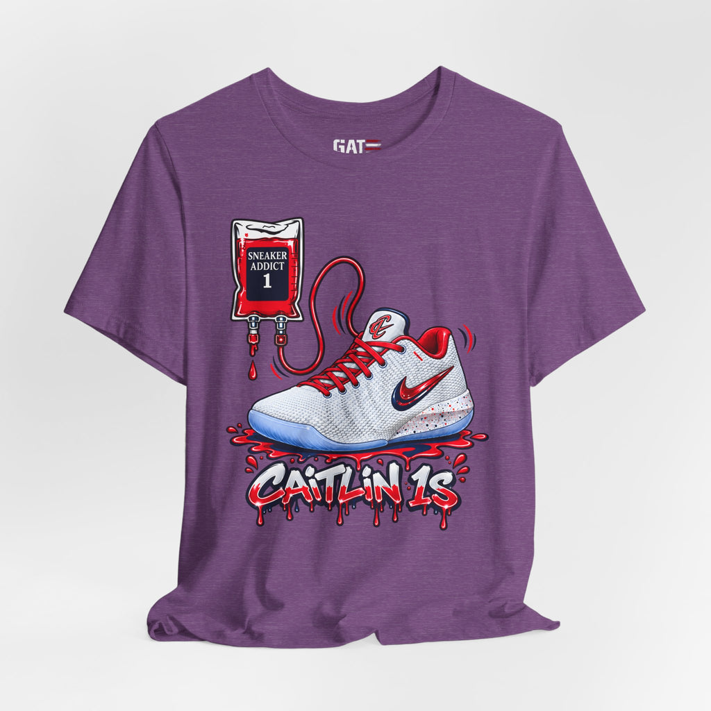 Caitlin Clark Caitlin 1s Addict Whites Sneaker Shirt
