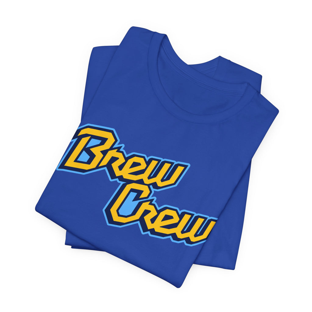 Milwaukee Brewers Brew Crew blue and gold lettering T-shirt - alternate product photo 10