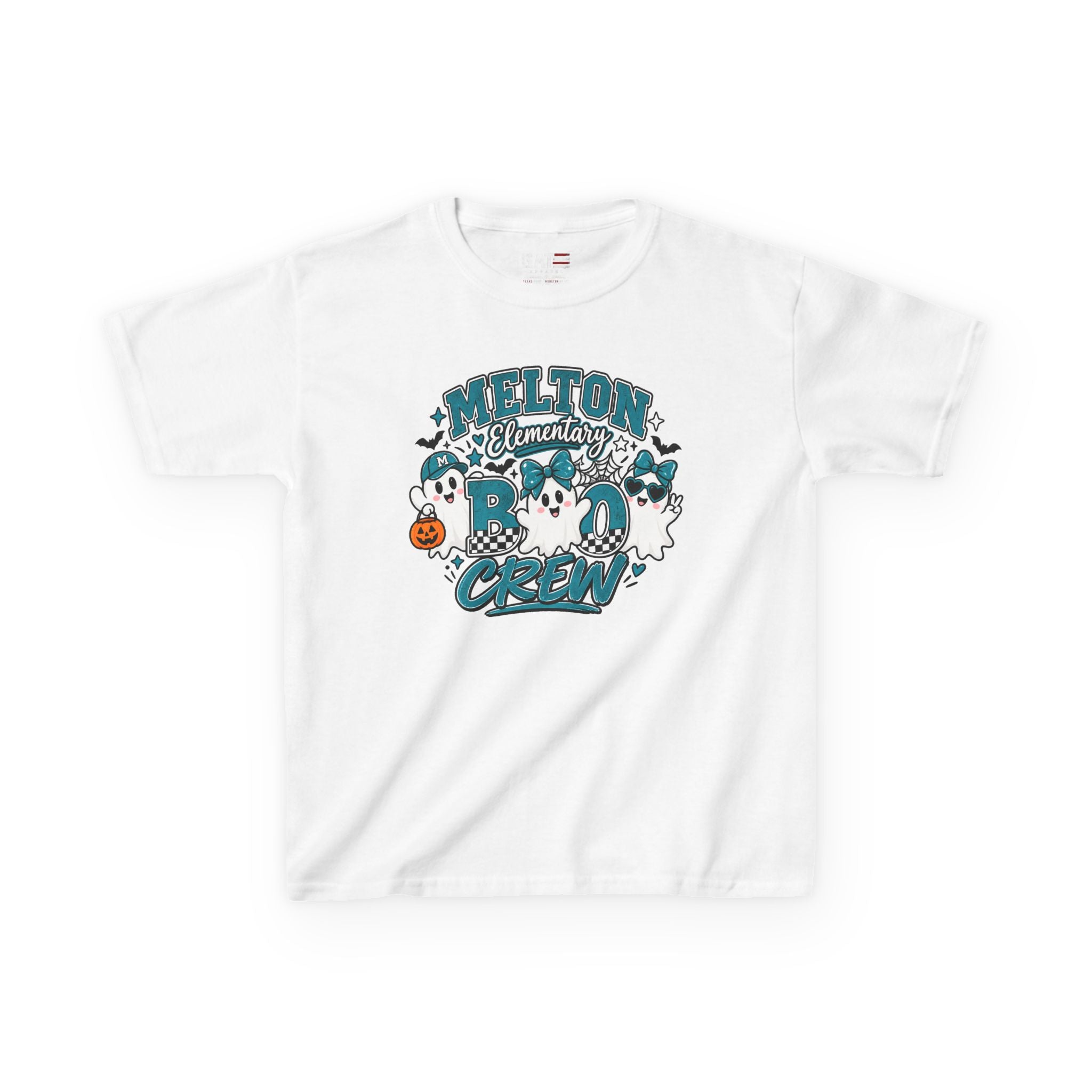 Melton Elementary Kids Boo Crew' Halloween T-Shirt