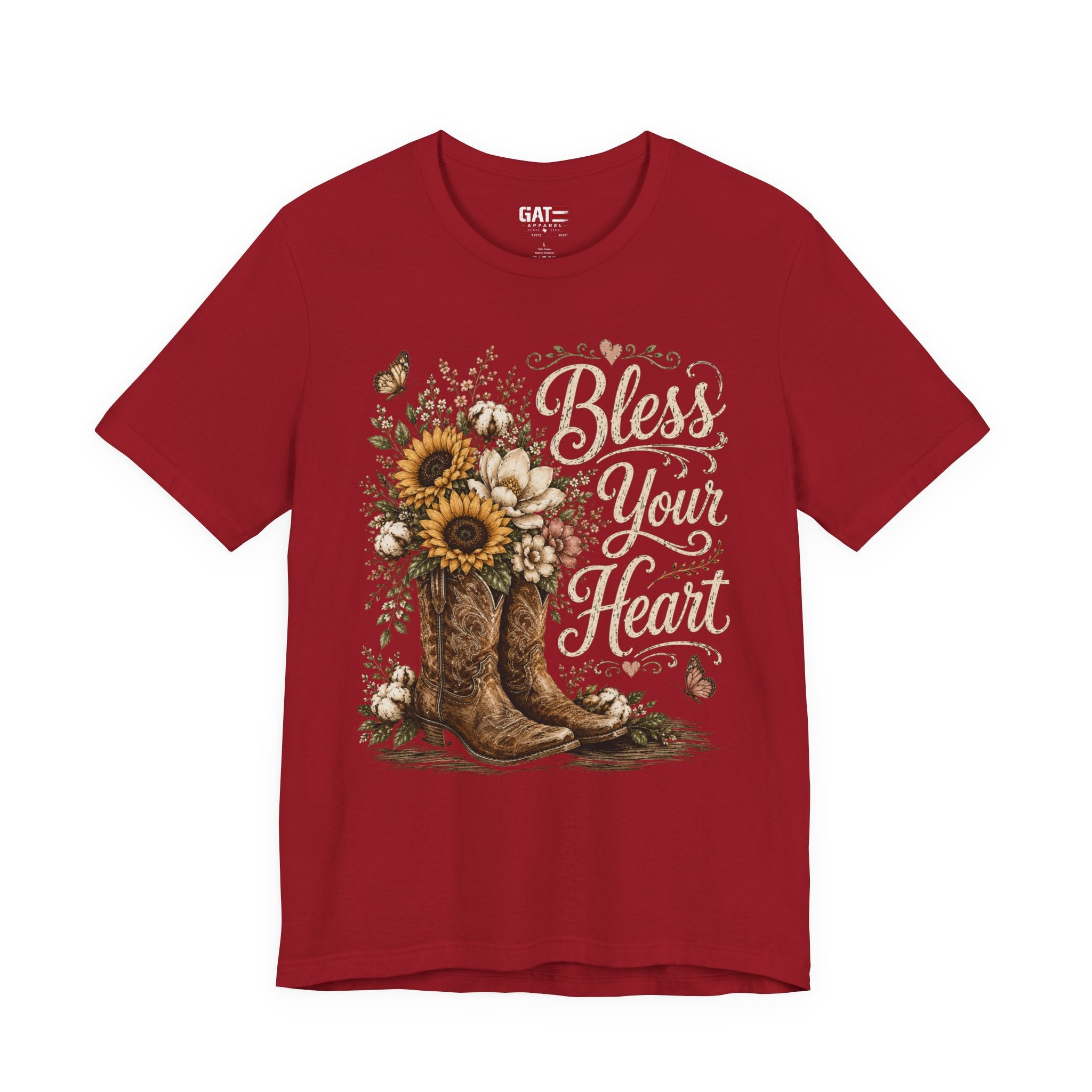 Funny Southern Shirt, Bless Your Heart Tee, Southern Humor Graphic Tee, Magnolia Floral Shirt, Country Girl Gift, Farmhouse Style Tee