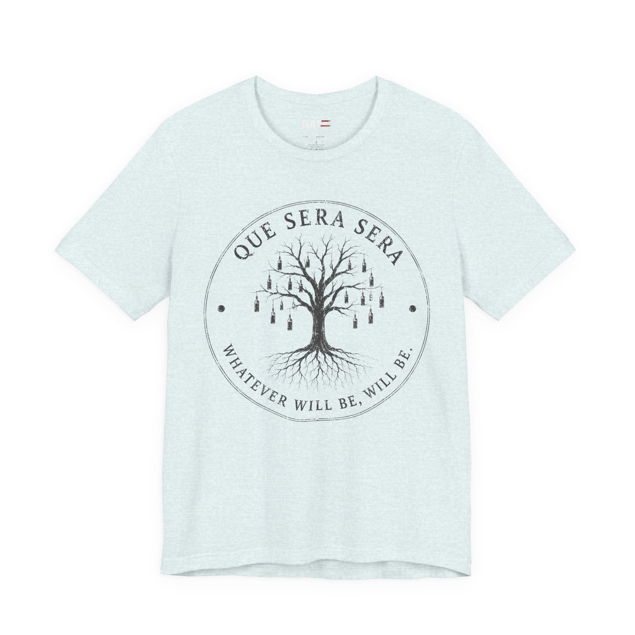FromVille|Que Sera Sera Tree T-Shirt — "Whatever Will Be, Will Be" Casual Tee