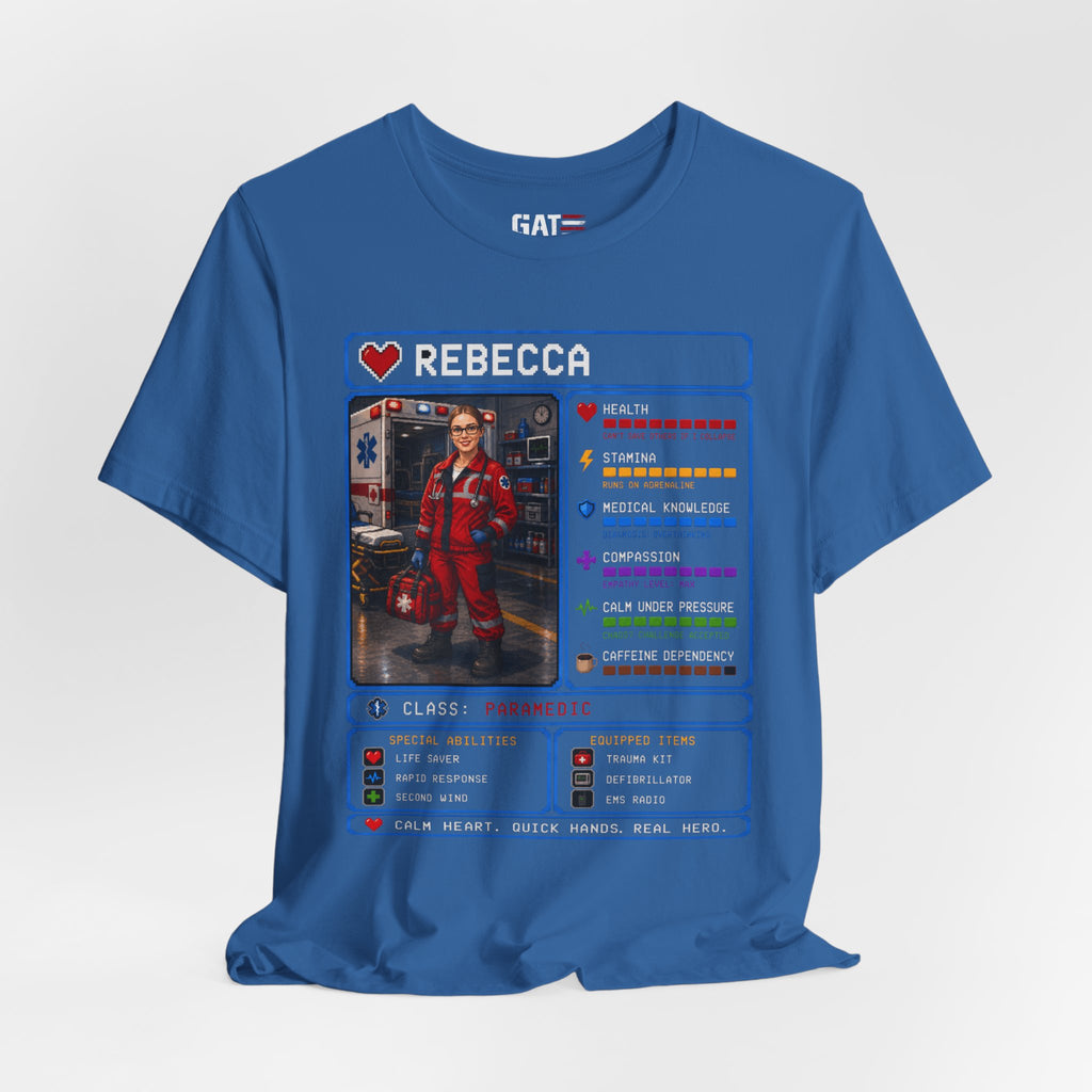 Custom Paramedic RPG Character Shirt | Personalized EMT Gift