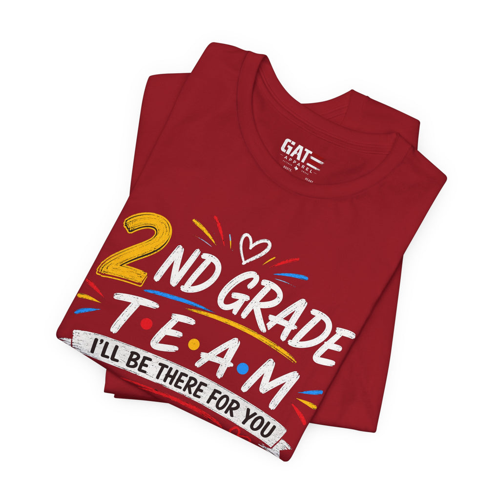 2nd Grade Team Tee, Teacher Squad Shirt, Color Dot Inspired Teacher Shirt, Grade Level Team Gift, School Staff Apparel, Friends Theme