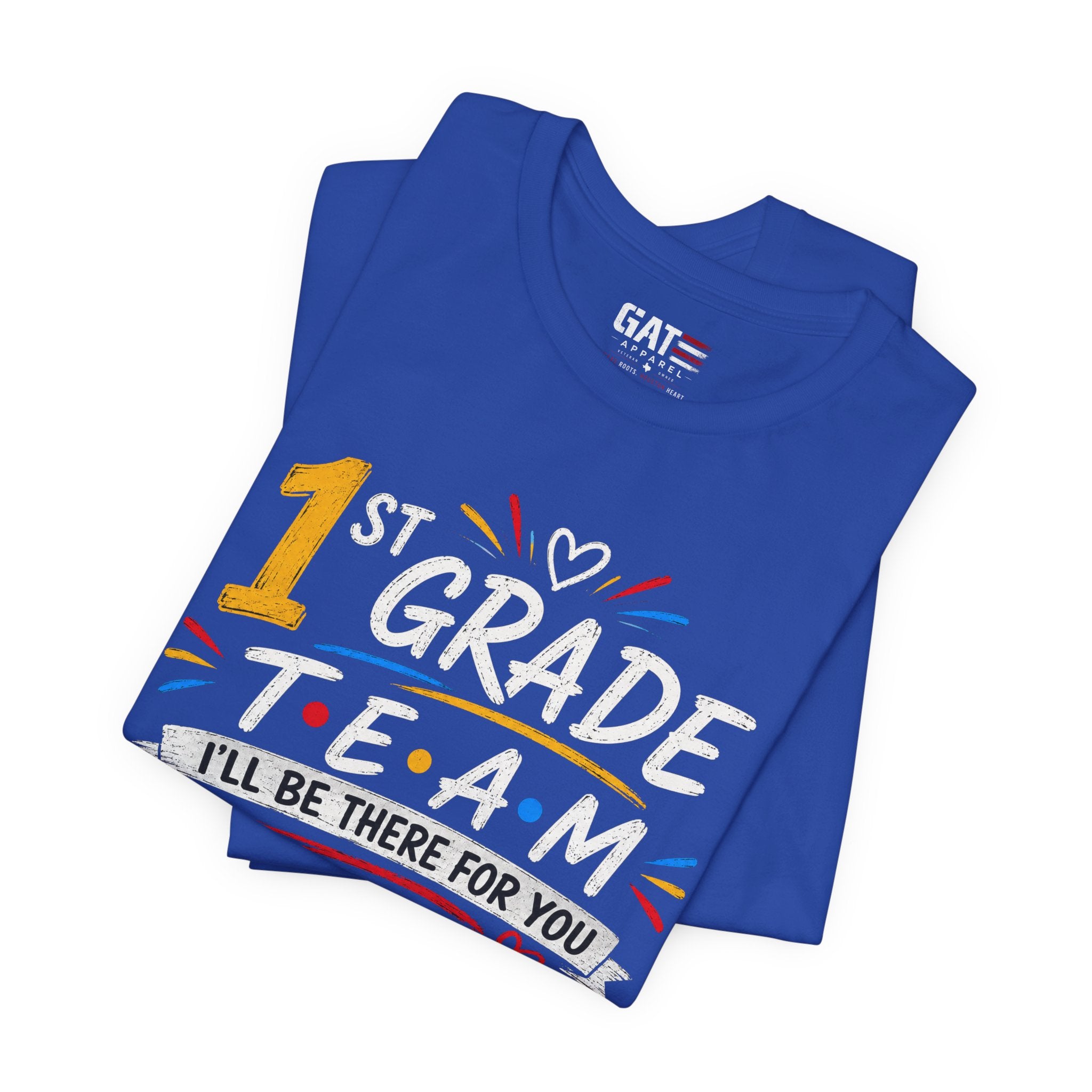 1st Grade Team Tee, Teacher Squad Shirt, Color Dot Inspired Teacher Shirt, Grade Level Team Gift, School Staff Apparel, Friends Theme