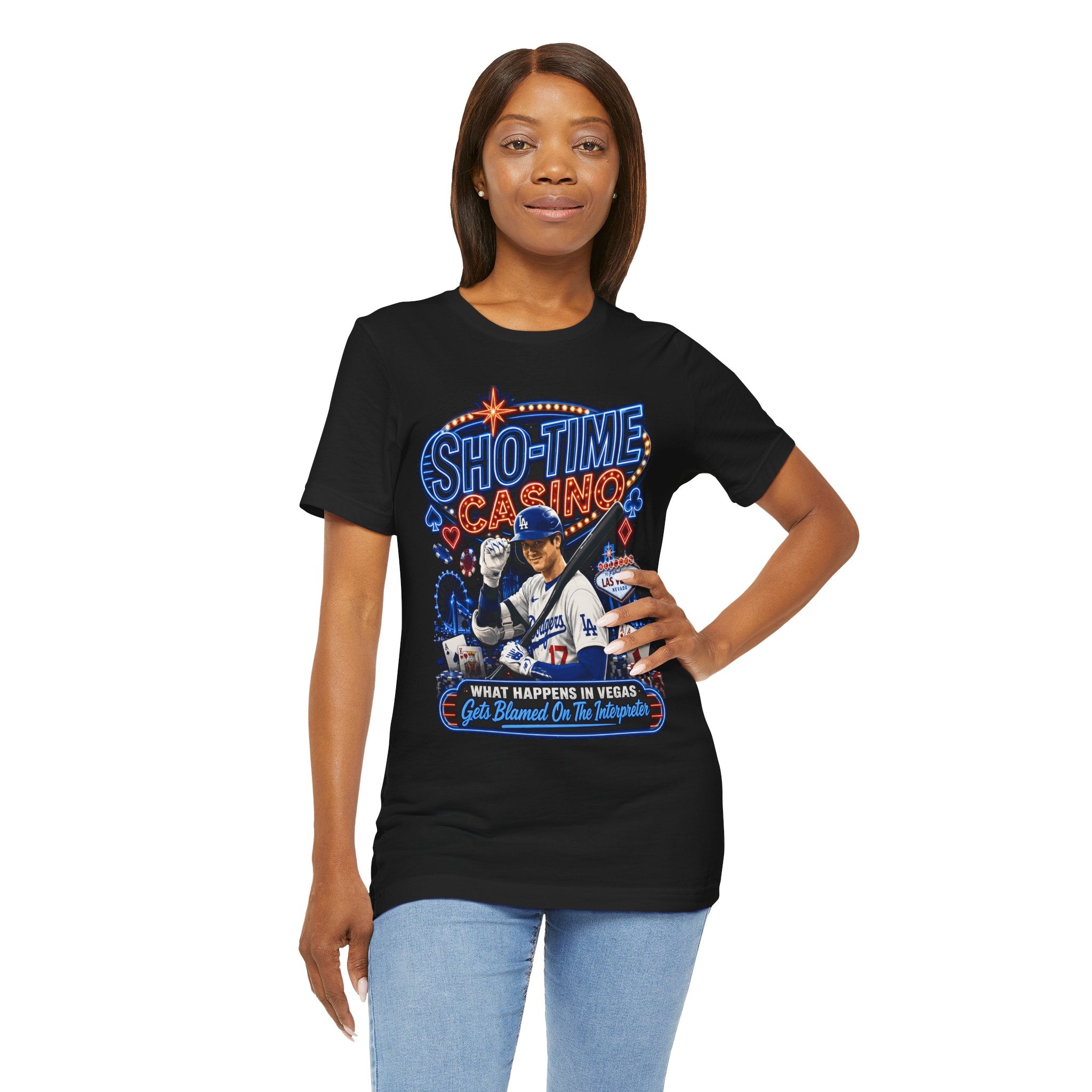 Shohei Ohtani|Dodgers|LA Baseball Team| "Sho-Time Casino" Dodgers Tribute Shirt