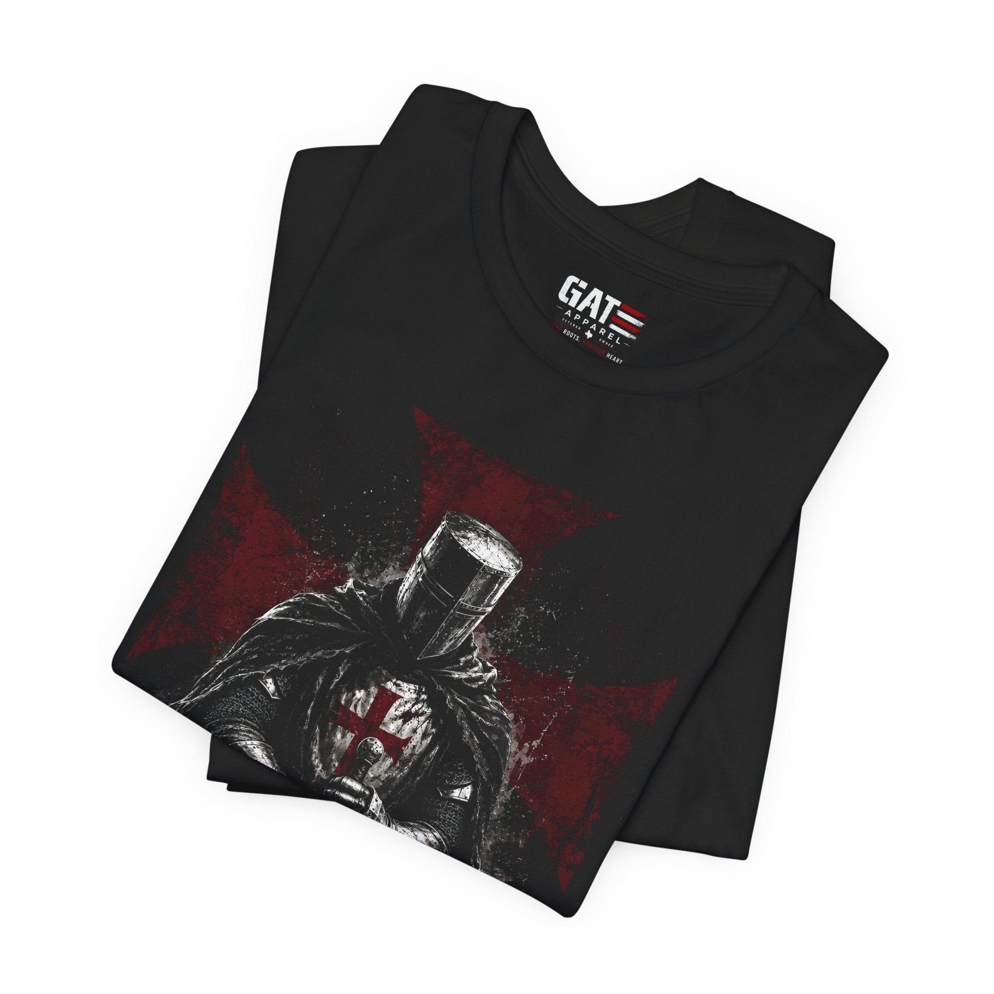 Crusader Knight T-Shirt — "The Last Crusade" Medieval Armor Graphic Tee