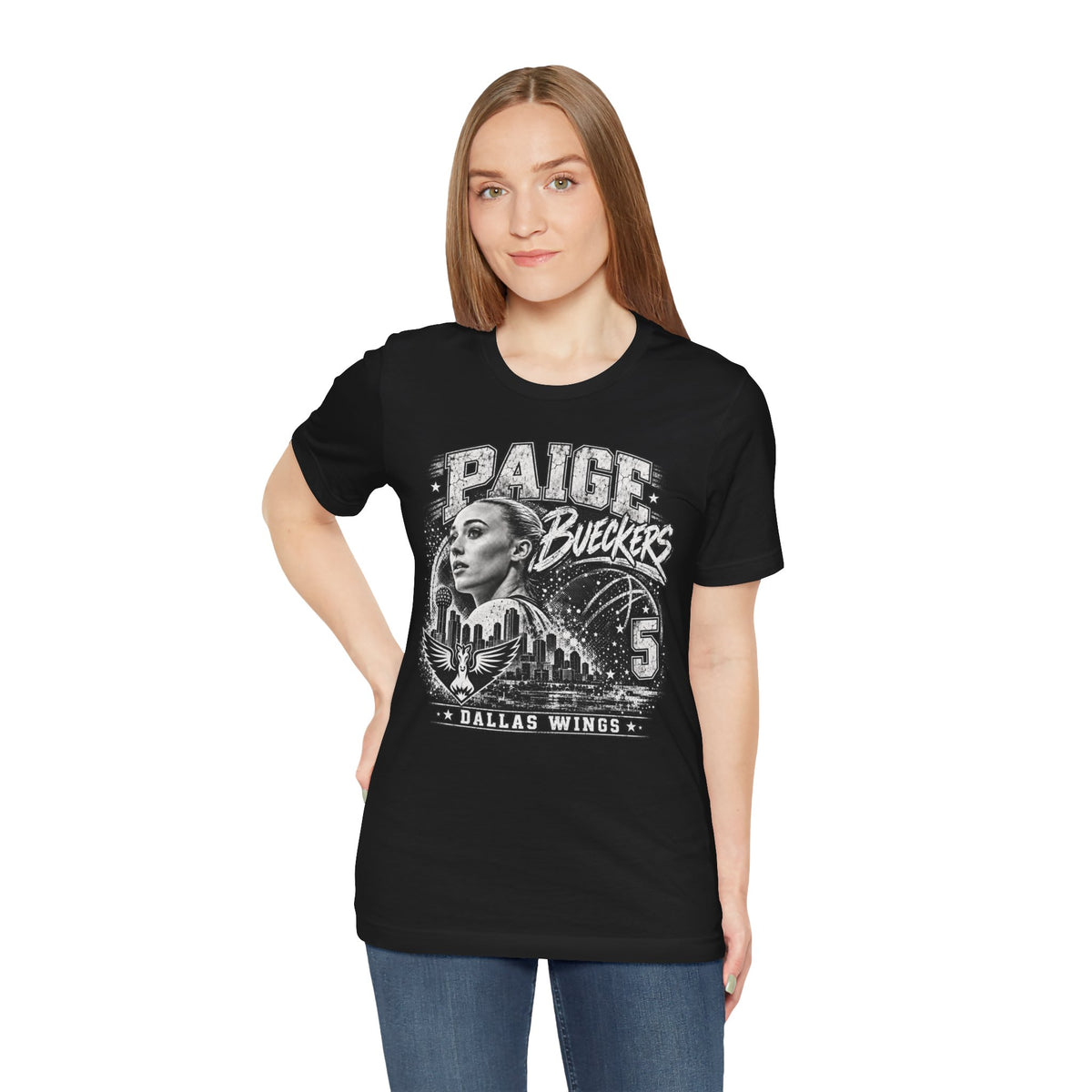 Vintage basketball fan tee product image