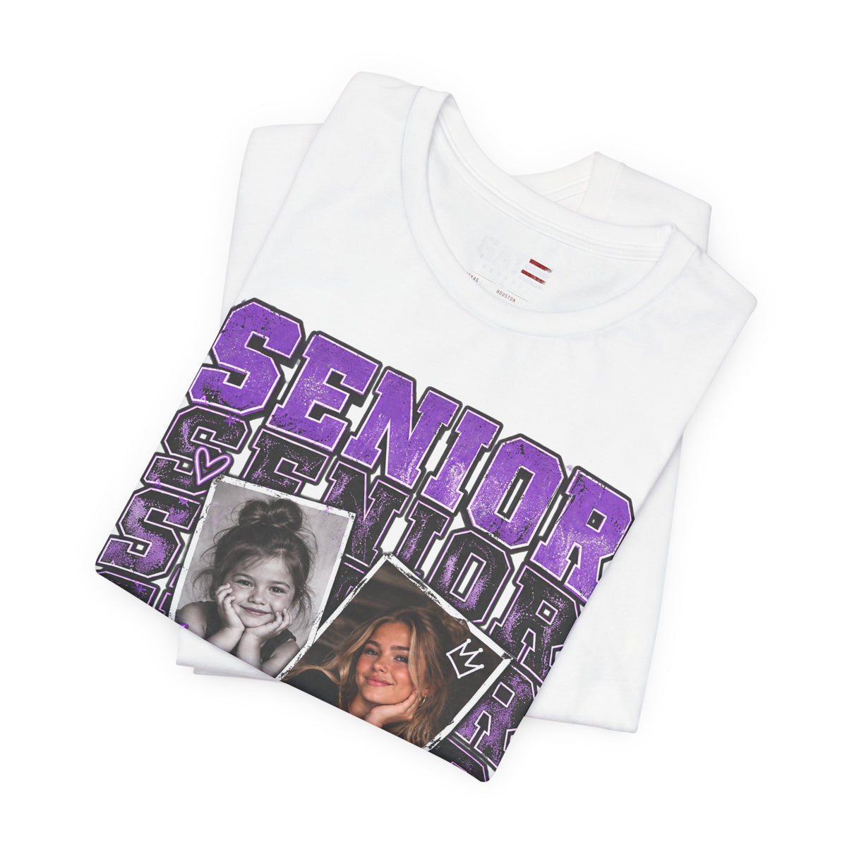 Senior 2027 Then & Now Yearbook Photo Shirt