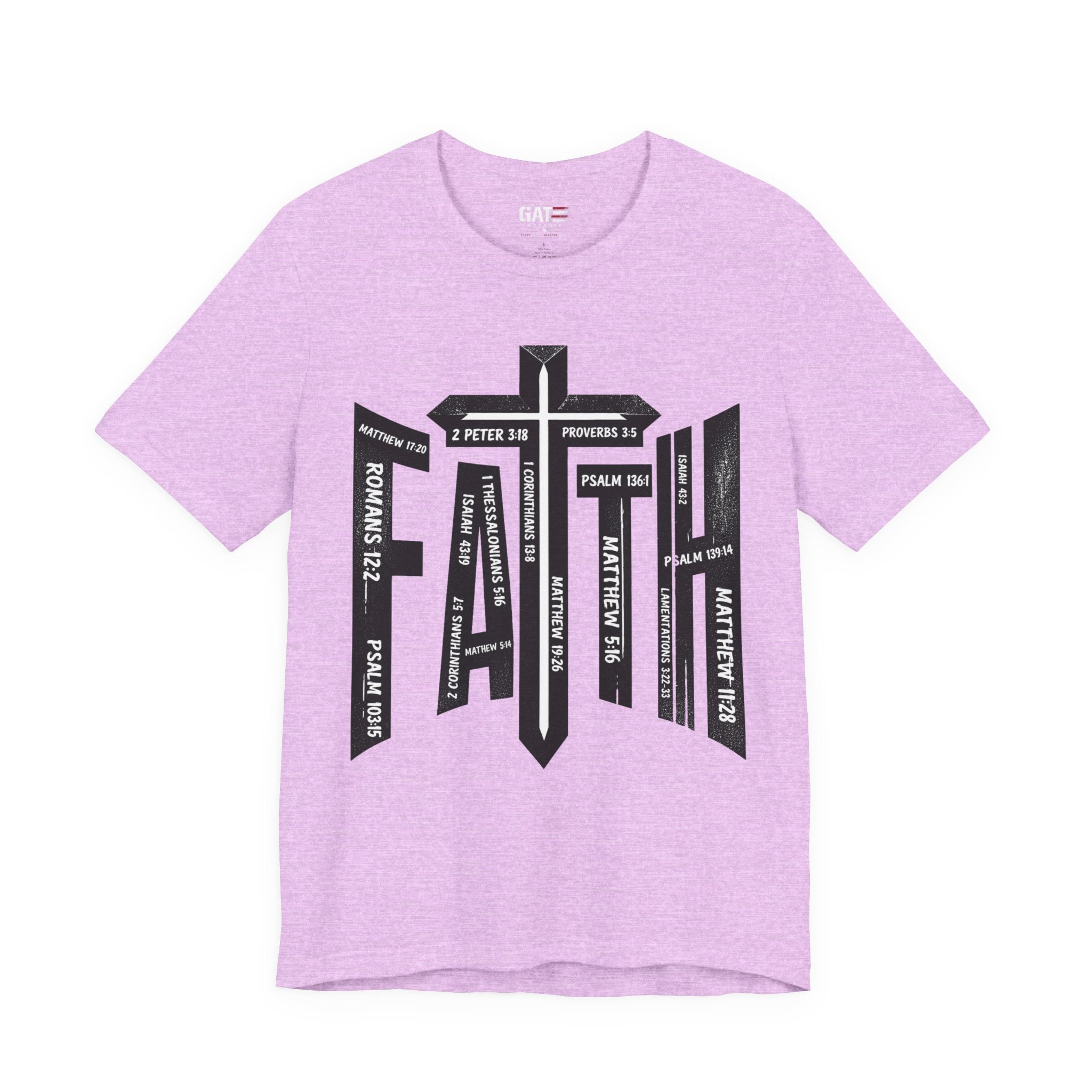 Faith Cross T-Shirt – Bible Verse Reference Graphic Tee