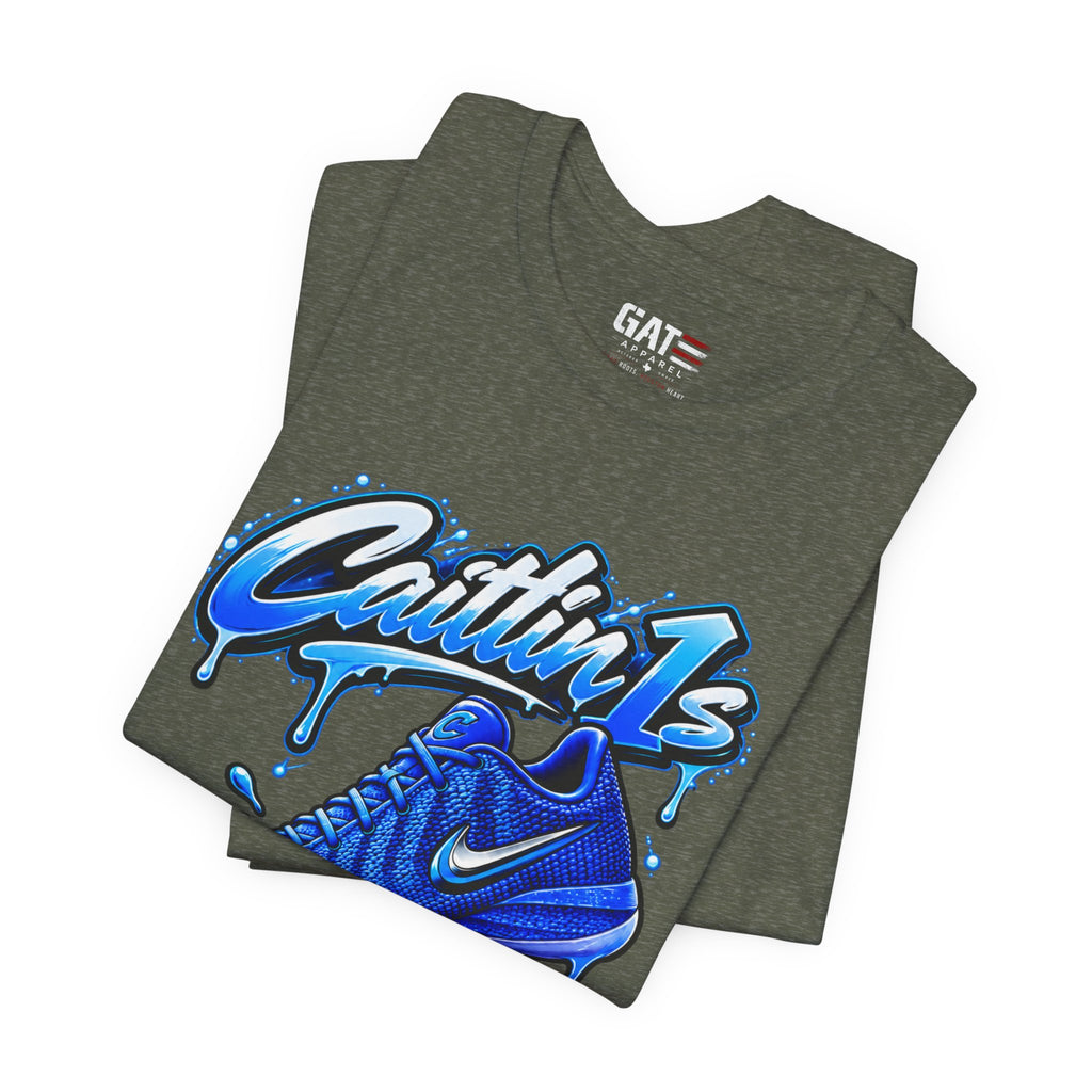 Caitlin Clark Caitlin 1s Racer Blue Drip Sneaker Shirt