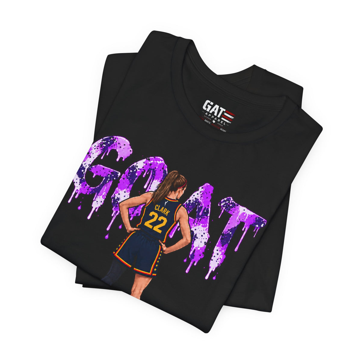 Caitlin Clark Caitlin 1s GOAT Purple Fade Sneaker Shirt